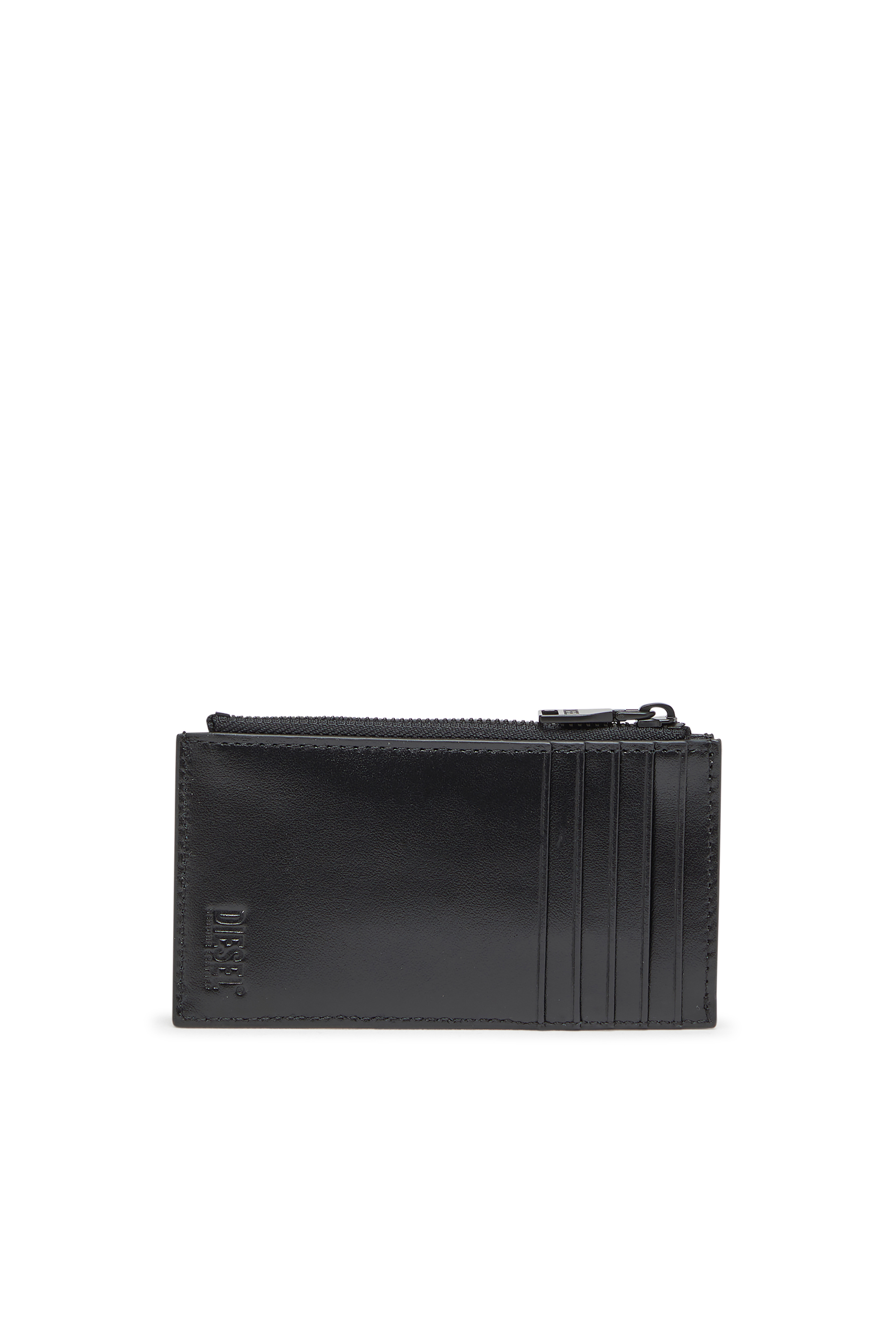 Diesel - HOLI-D CARD HOLDER III, Herren Kartenetui aus Leder in Schwarz - 2