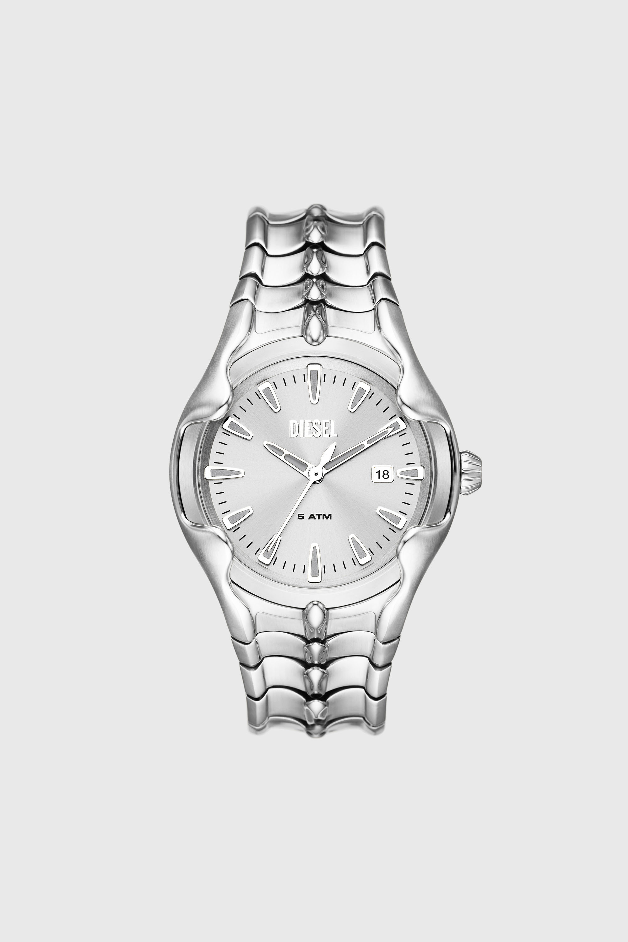 Diesel - DZ2185, Herren Vert Chronograph Edelstahl in Silber - 1