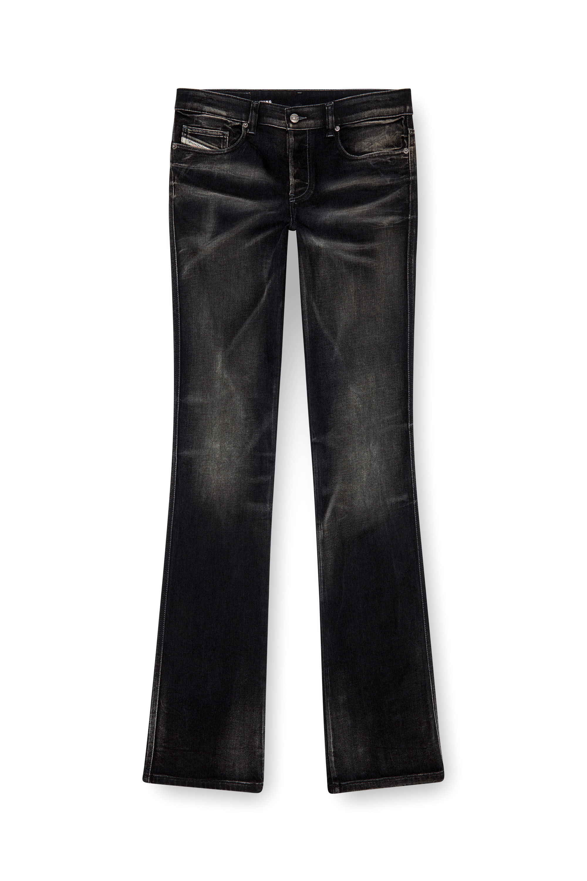 Diesel - Herren Bootcut Jeans 1998 D-Buck 09J53, Schwarz/Dunkelgrau - Image 5