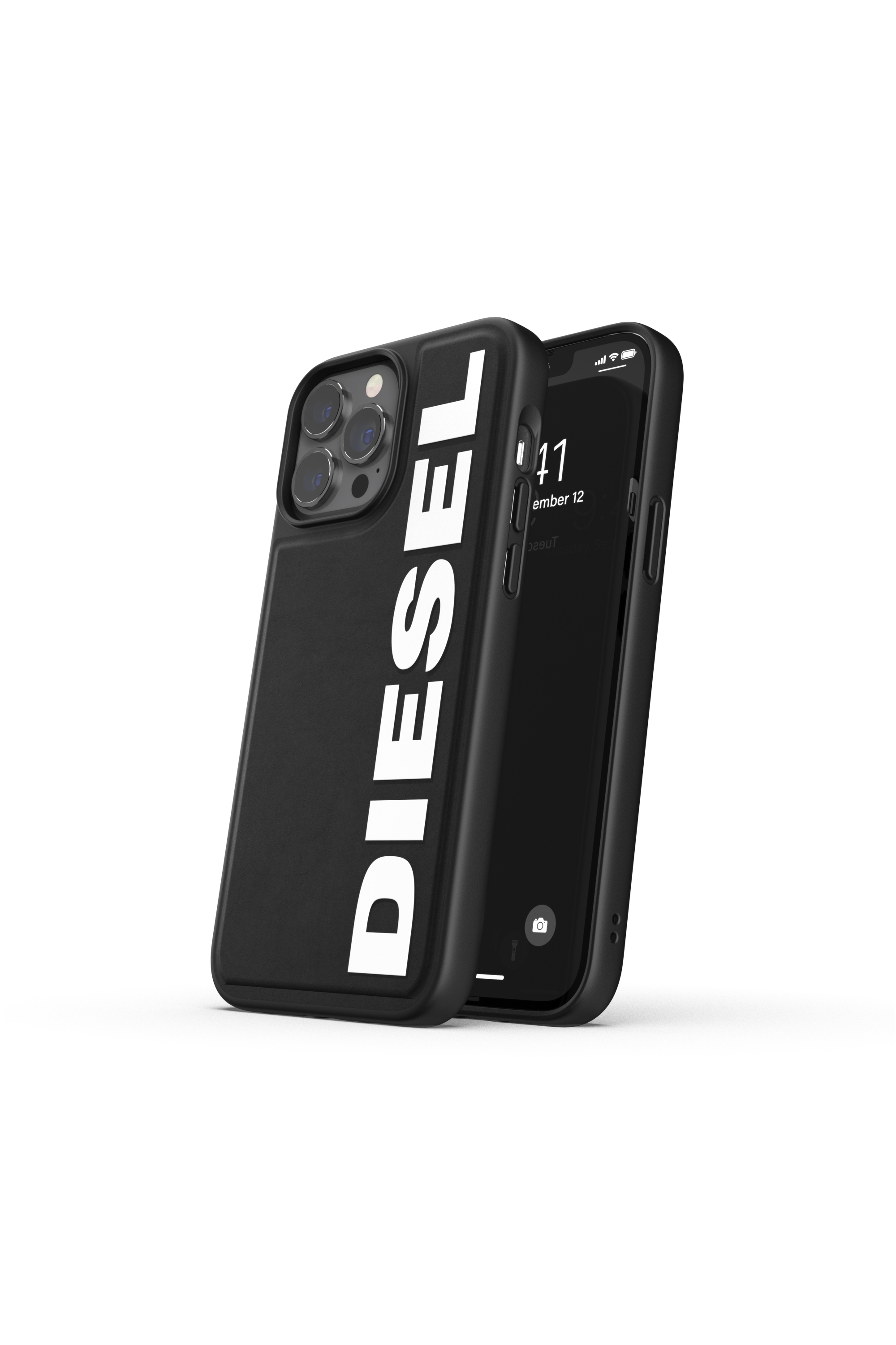 Diesel - 47155 STANDARD CASE, Unisex Handycase f&uuml;r iPhone 13 Pro Max in Schwarz - 3