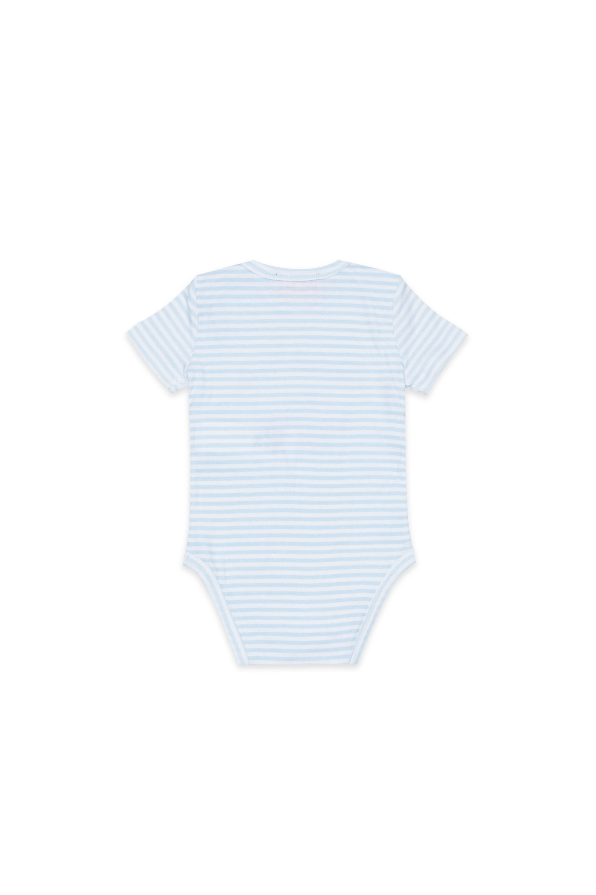 Diesel - USPELBOX-NB, Unisex Baby-Geschenkset aus gestreifter Baumwolle in Blau - 2
