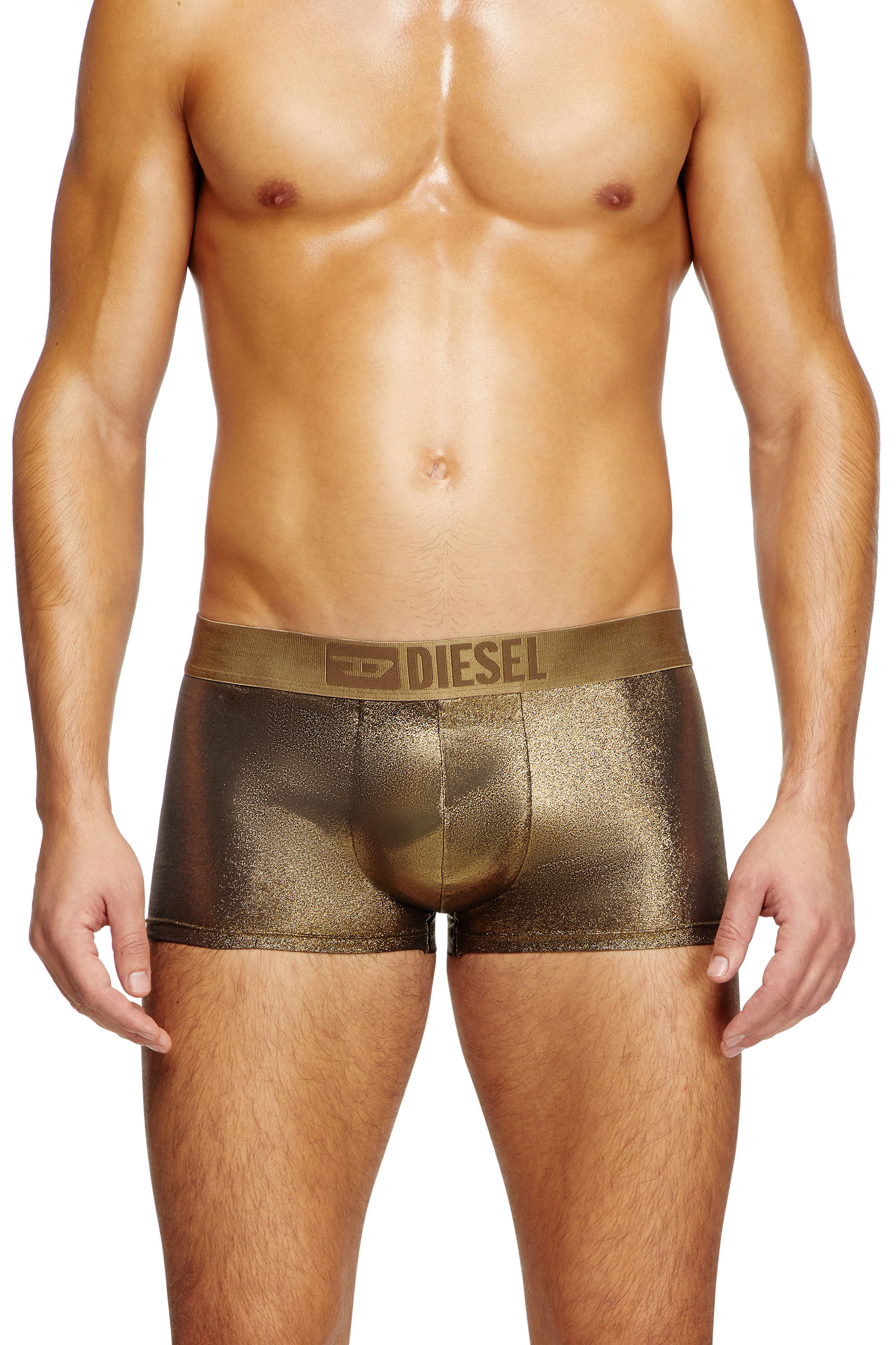 Diesel - DAMIEN-GFT, Herren Retropants aus foliertem Stoff in Gold - 3
