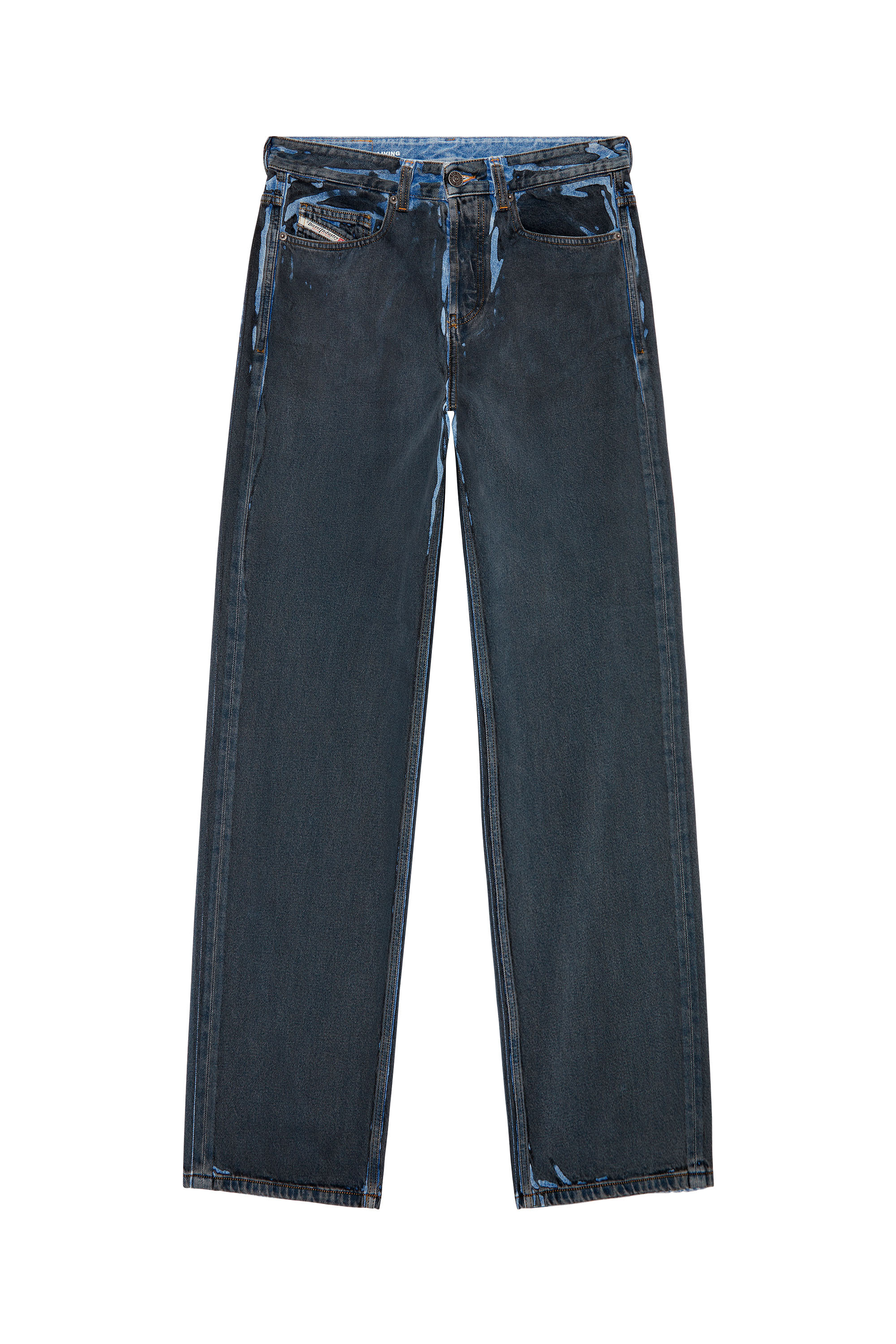Diesel - Straight Jeans 2001 D-Macro 09I47, Schwarz/Dunkelgrau - Image 6