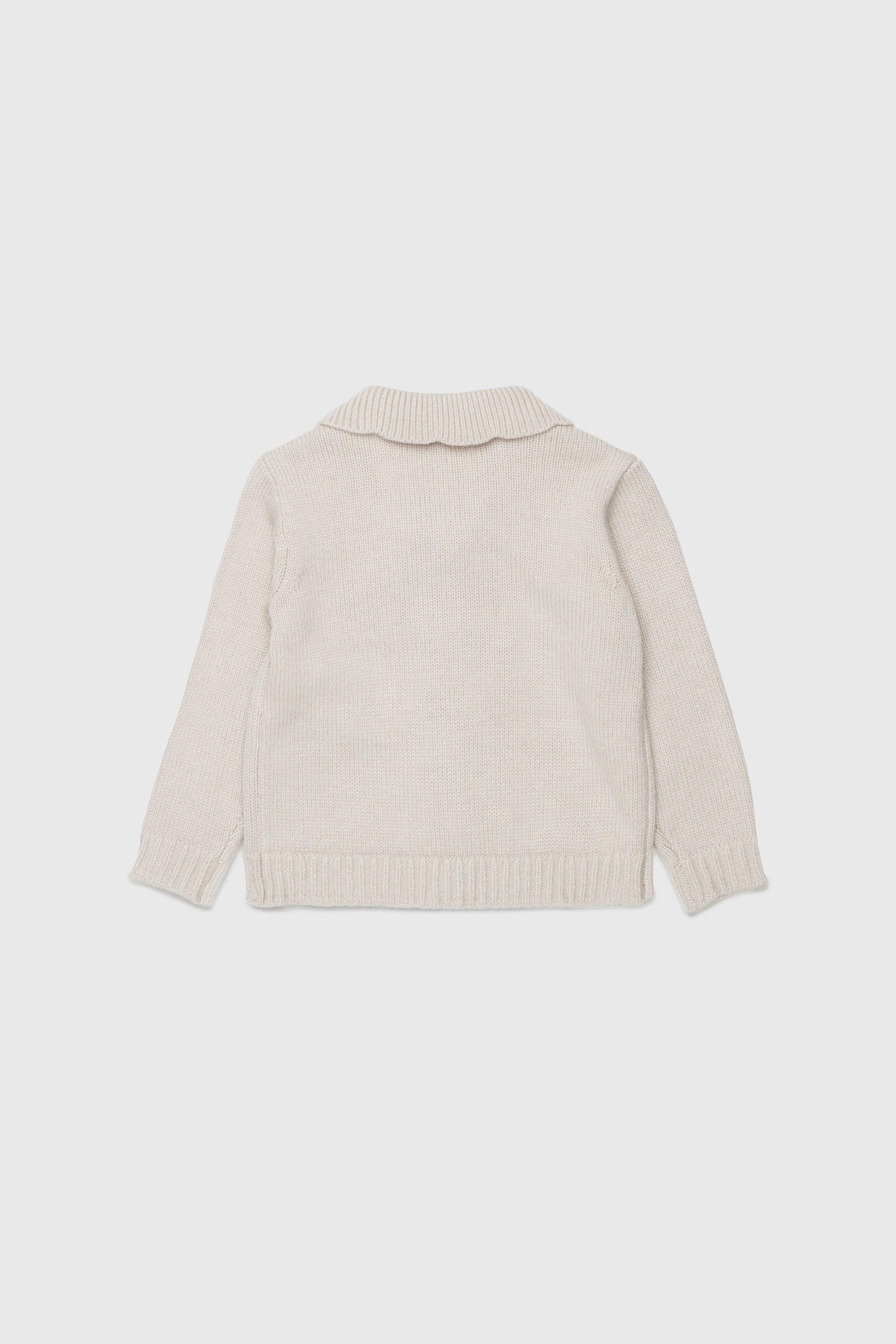 Diesel - KSCALOB, Woman's Cashmere-enriched cardigan with scalloped collar in White - 2