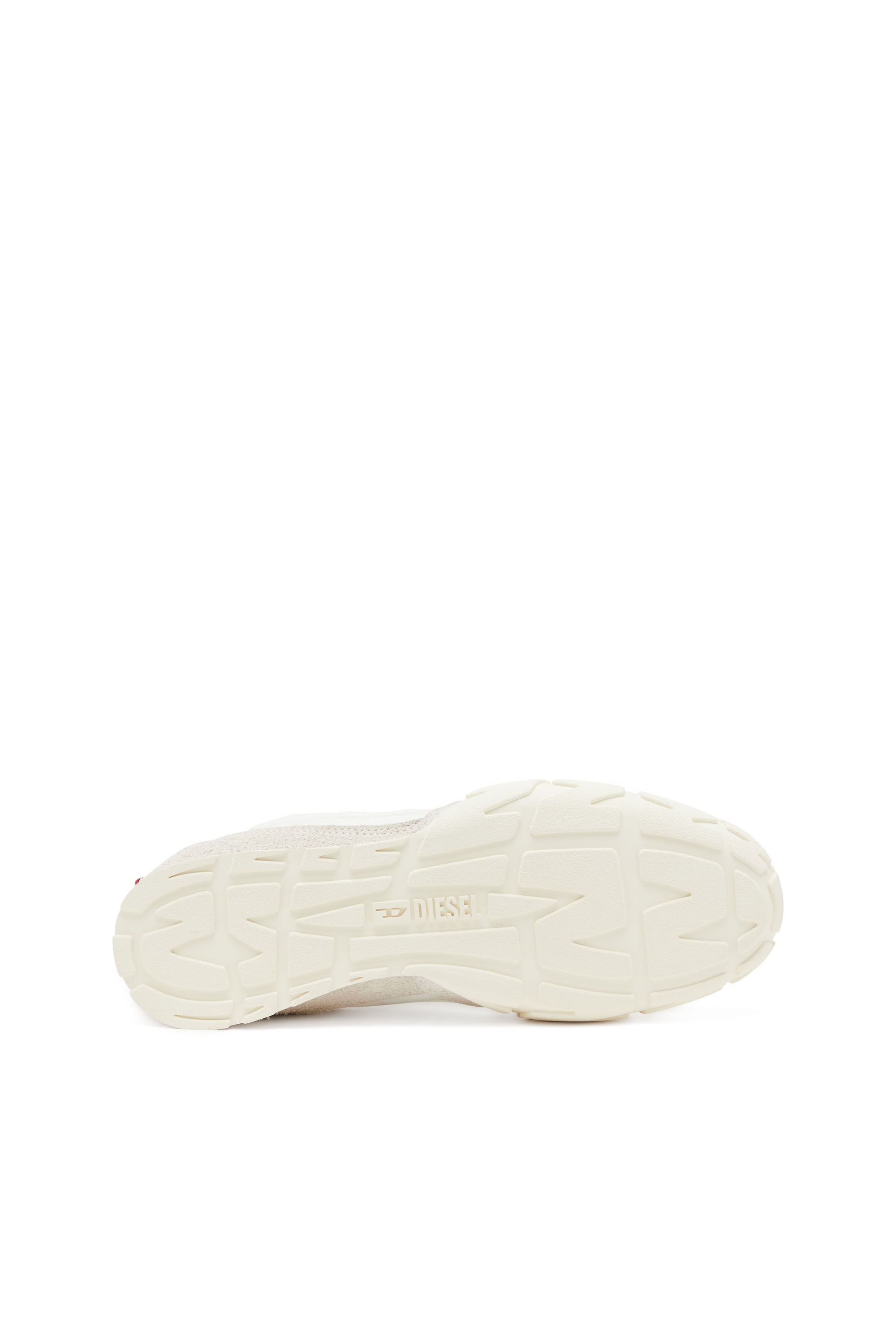 Diesel - S-PAGODHA LOW, Herren S-Pagodha-Sneakers aus Leder, Wildleder und Ripstop in Weiss/Rot - 5