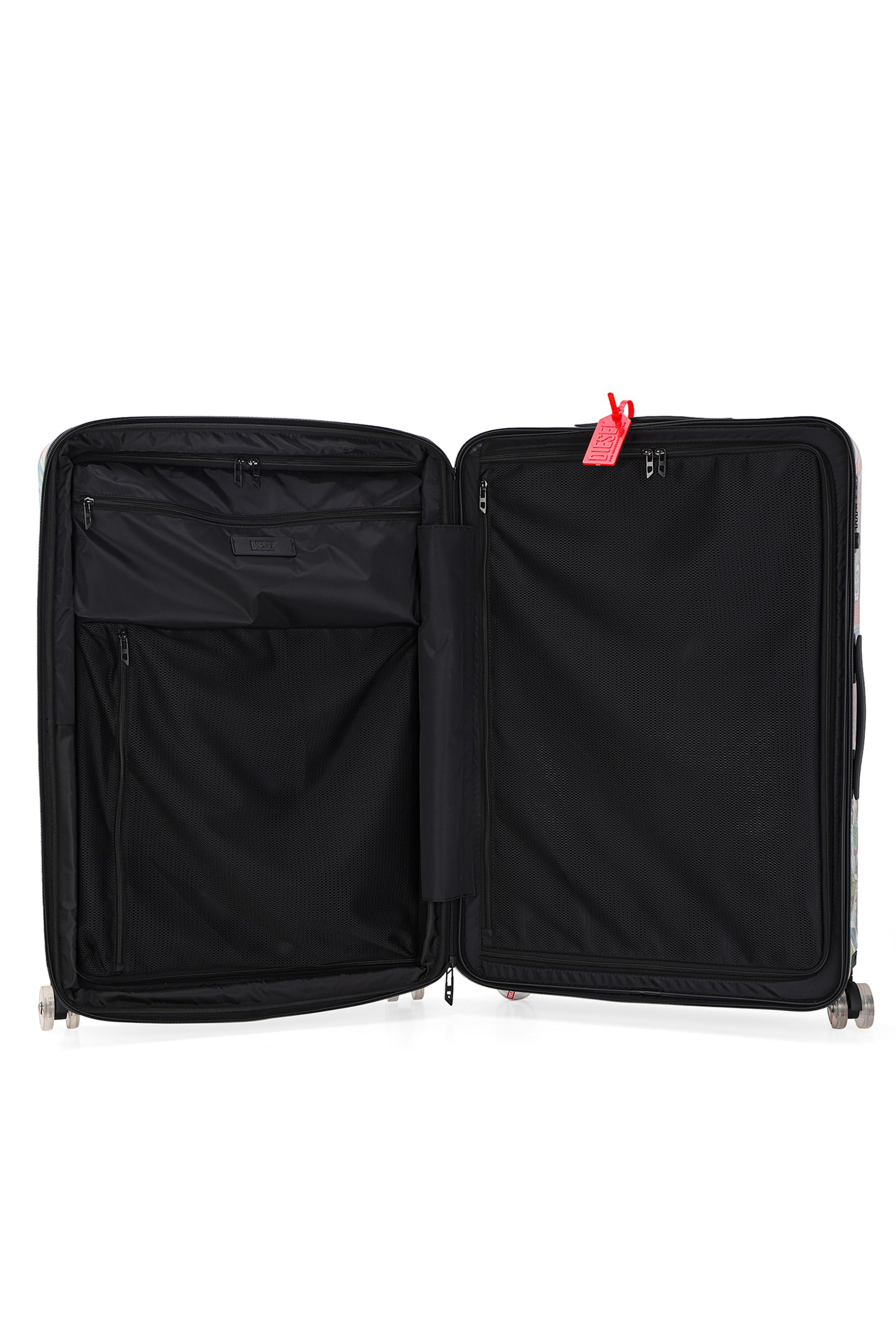 Diesel - DIESEL PC PRINTED TROLLEY-STICKERS- DSL0, Unisex Koffer im Sticker-Stil Gr&ouml;&szlig;e L in Bunt - 4