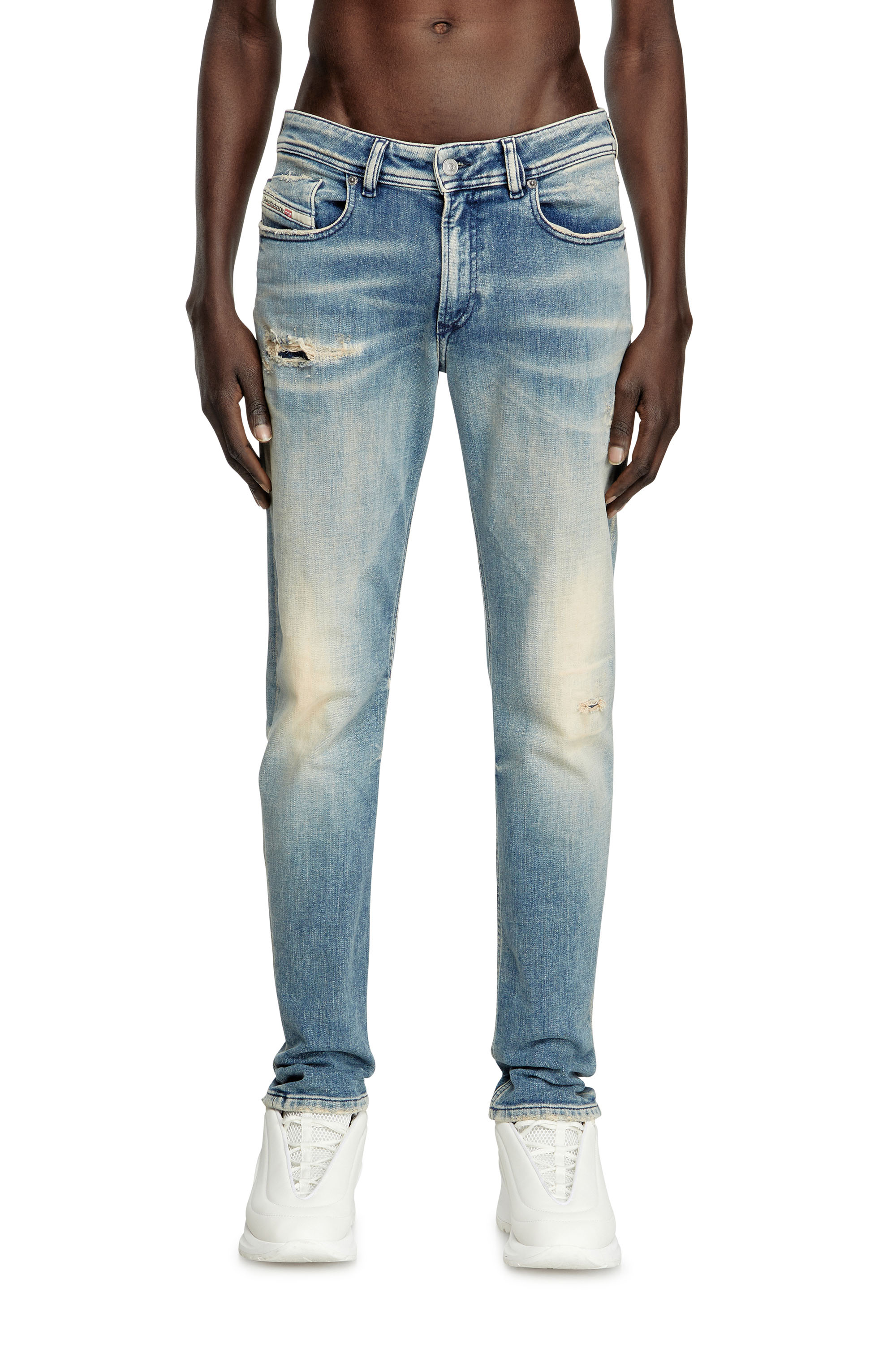 Diesel - Herren Skinny Jeans 1979 Sleenker 09K58, Hellblau - 1