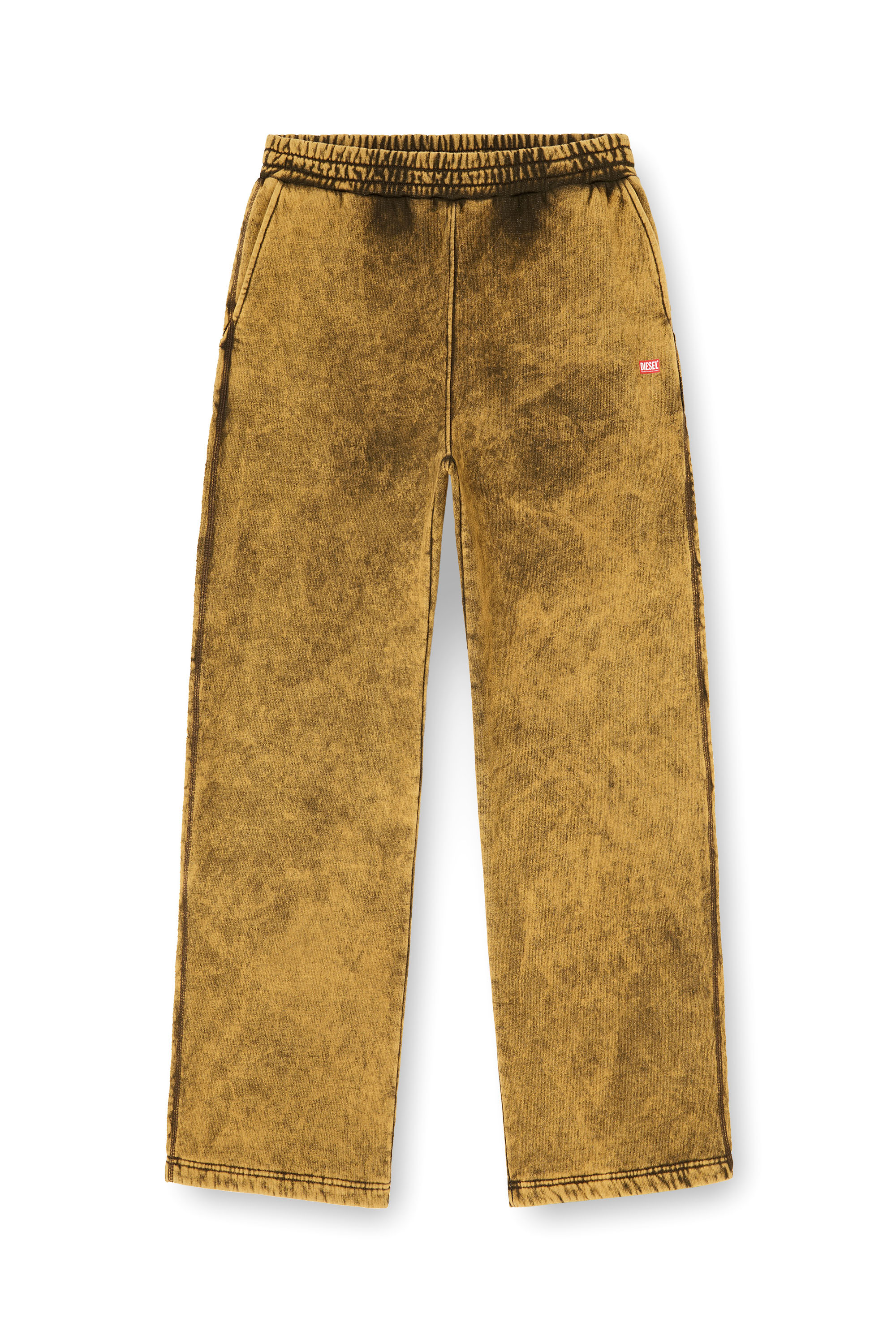 Diesel - P-MARTAINS-RAW, Herren Sweatpants mit acid-wash und offenen Kanten in null - 4