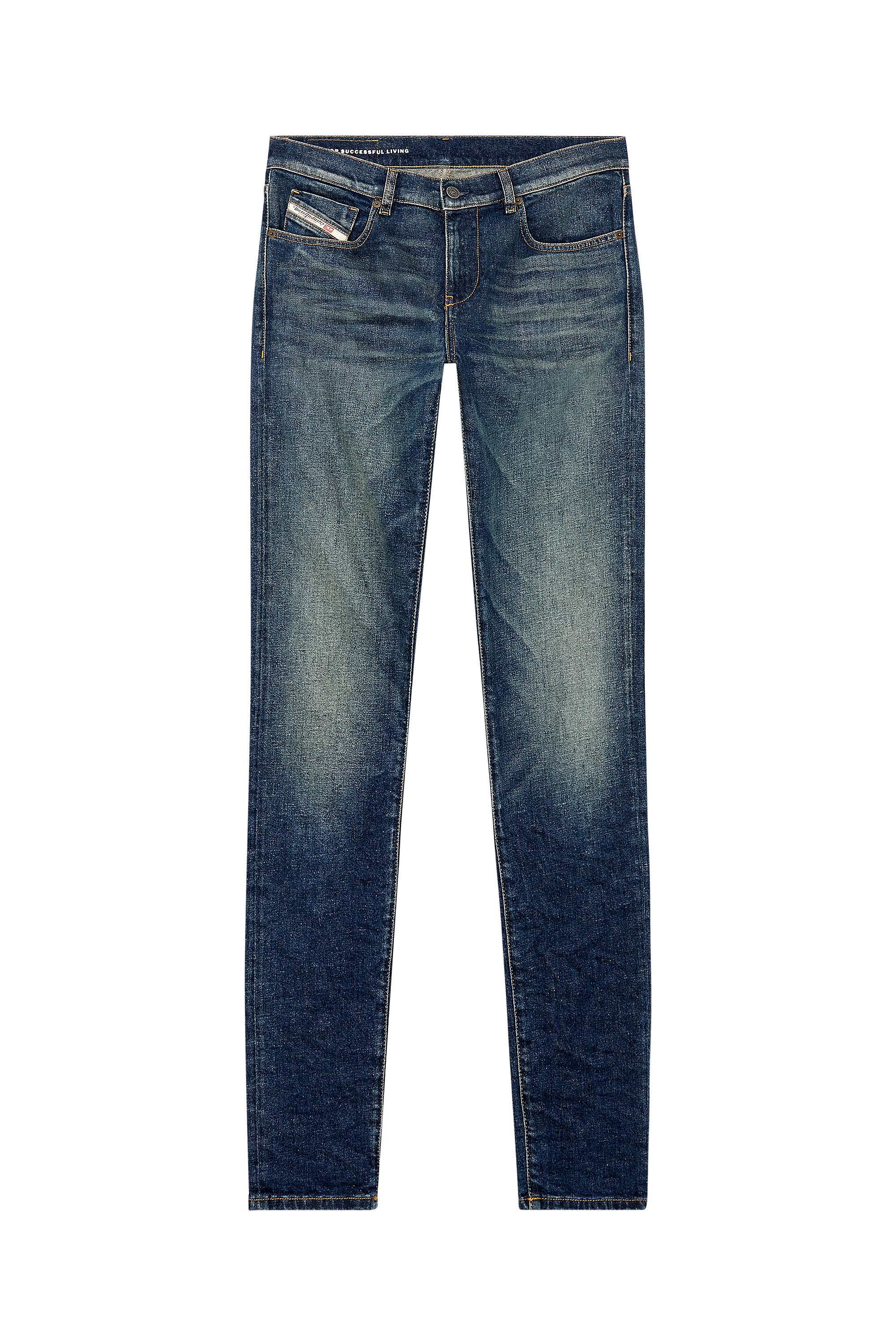 Diesel - Slim Jeans 2019 D-Strukt 09H49, Dunkelblau - Image 5