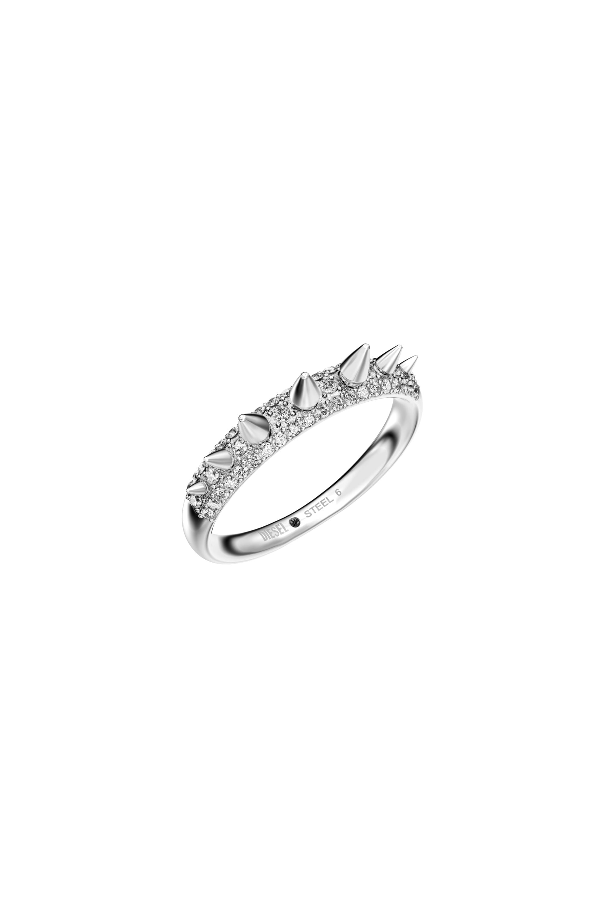 Diesel - DX1729040, Unisex Bandring aus Edelstahl in Silber - 1