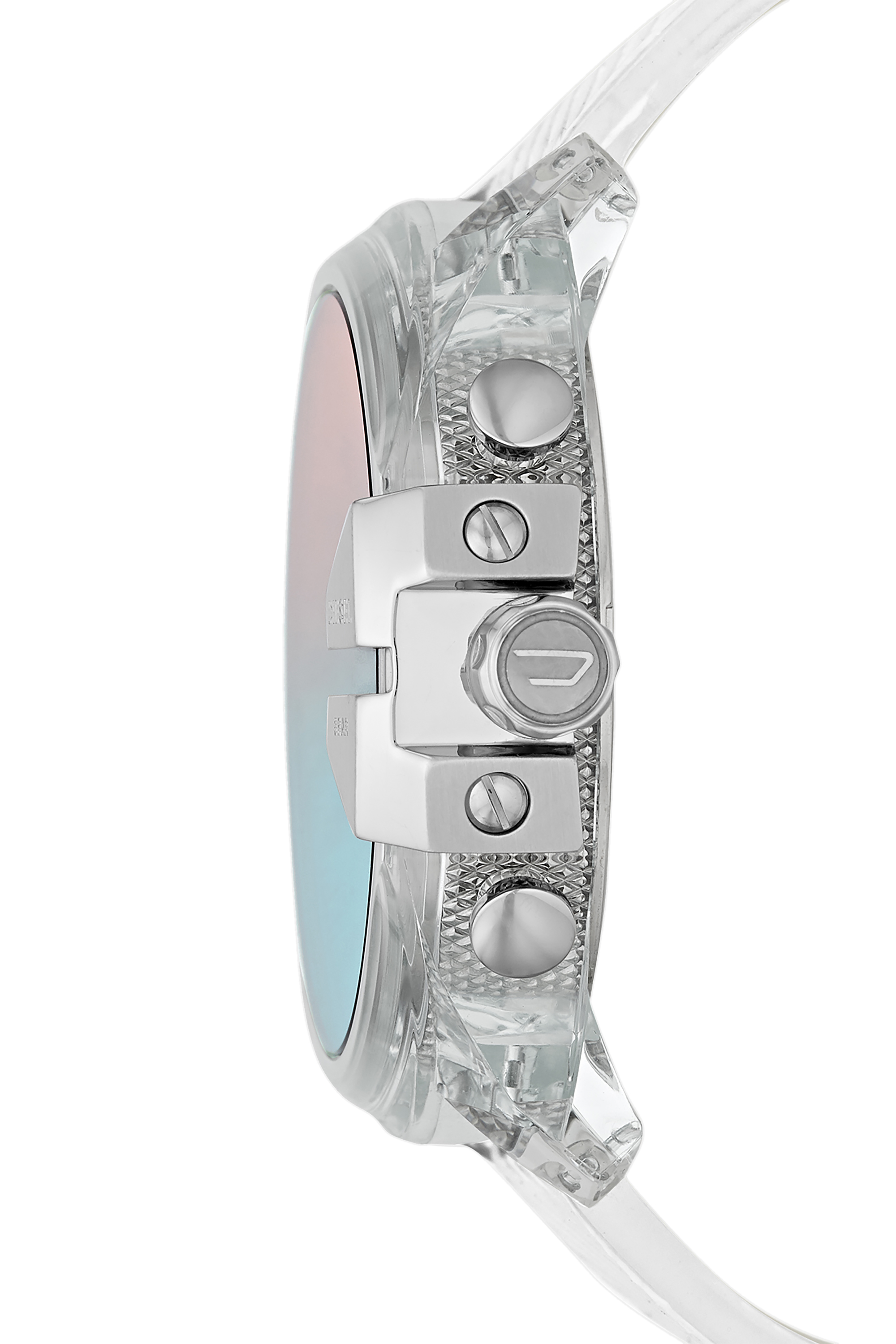 Diesel - DZ4515, Herren Weiße Mega Chief-Armbanduhr in Weiß - 3