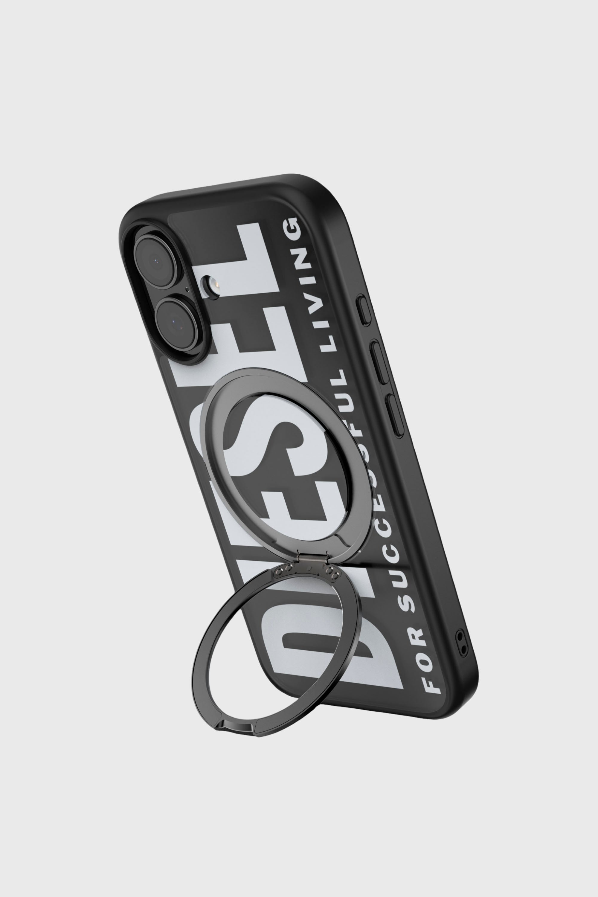 Diesel - 60403 RING STAND CASE RING STAND, Unisex Ringstand-Magsafe Case f&uuml;r iPhone 17 in Schwarz - 2