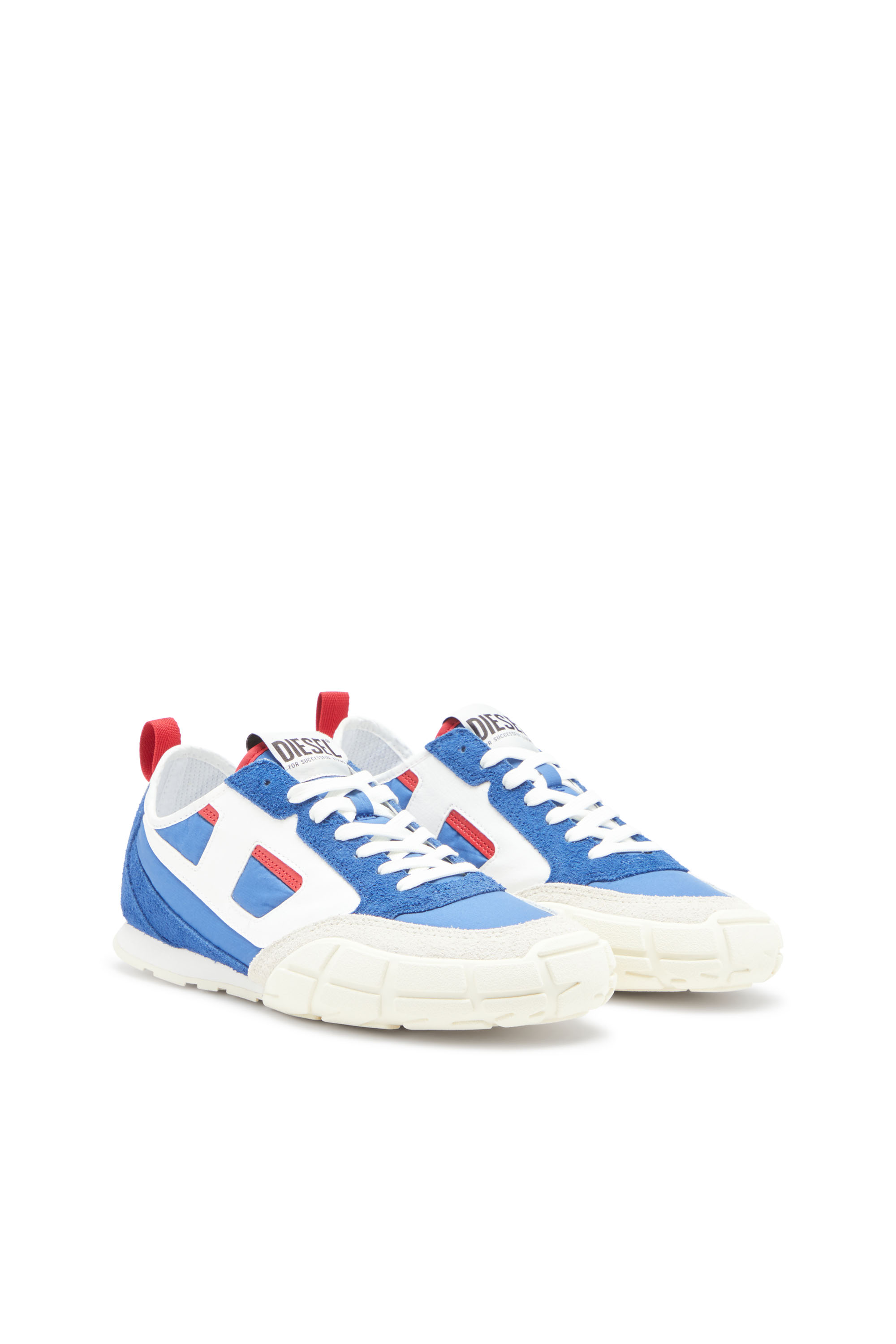 S-PAGODHA LOW, Blau Diesel - S-PAGODHA LOW, Herren S-Pagodha-Sneakers aus Leder, Wildleder und Ripstop in Blau - 2