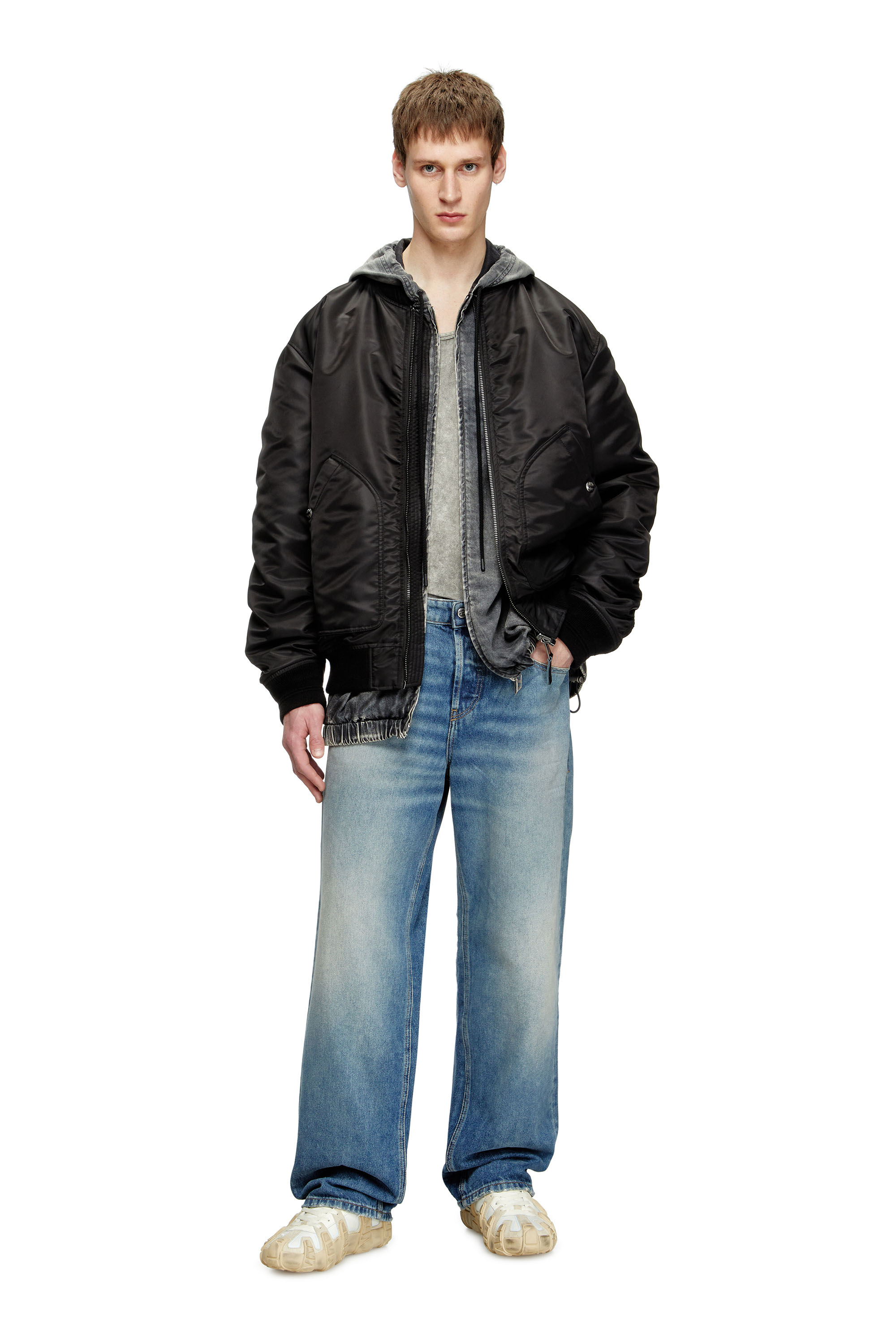 Diesel - Herren Relaxed Jeans 2001 D-Macro 0DBEB, Mittelblau - 2