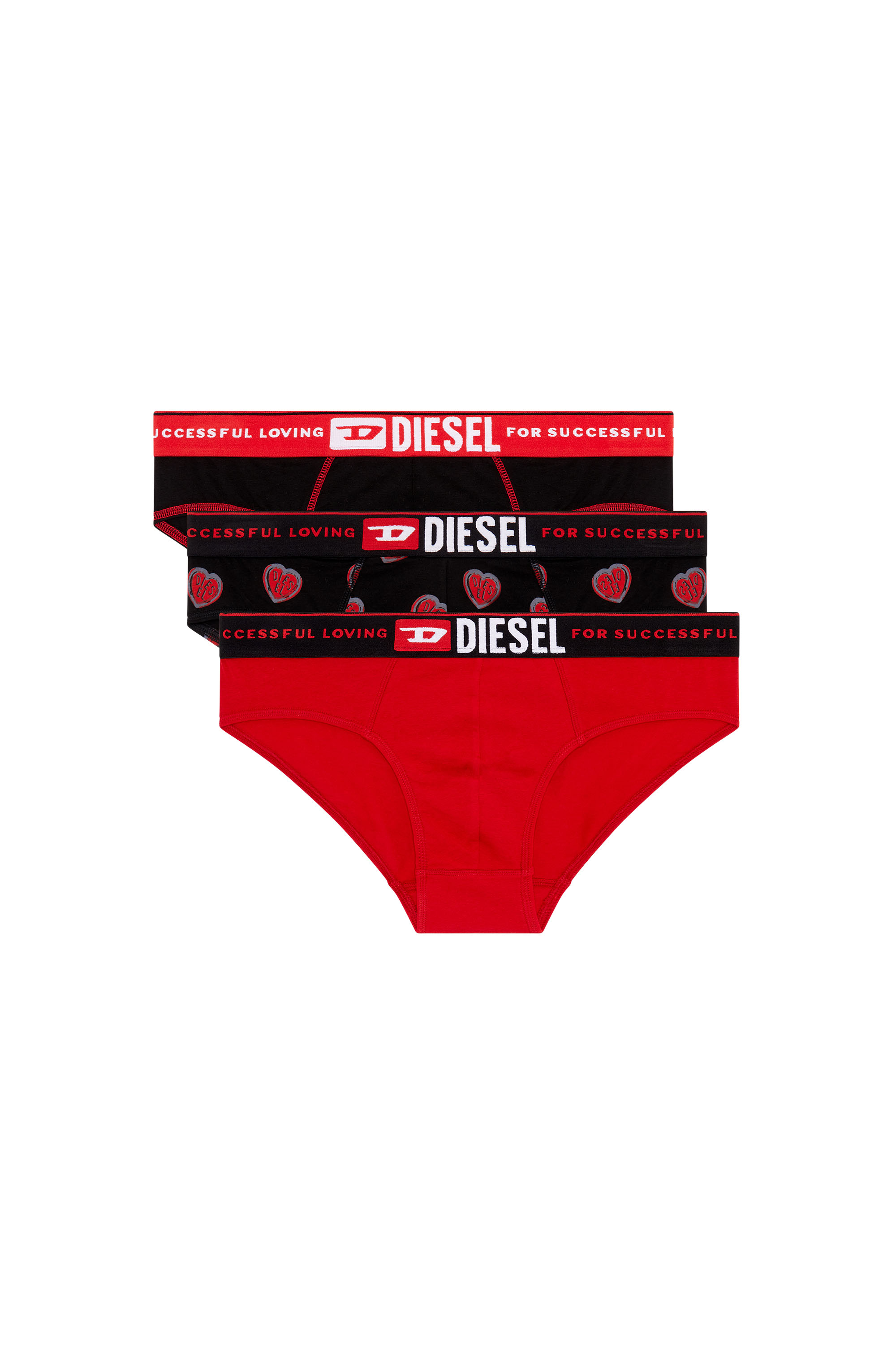Diesel - UMBR-ANDRETHREEPACK, Rot/Schwarz - Image 1