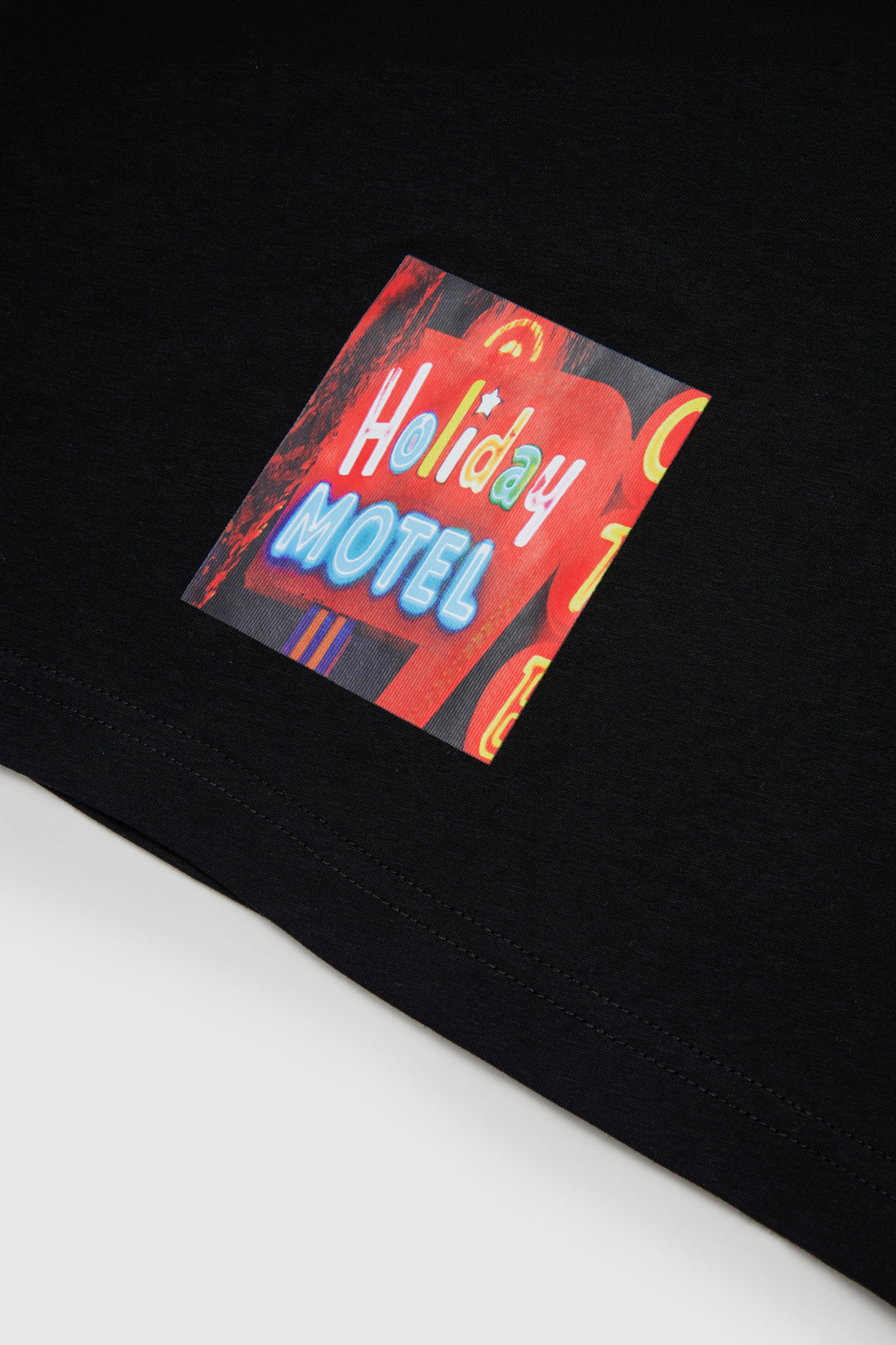 Diesel - TFORMY OVER, Herren Langarm-T-Shirt mit photo prints in Schwarz - 4