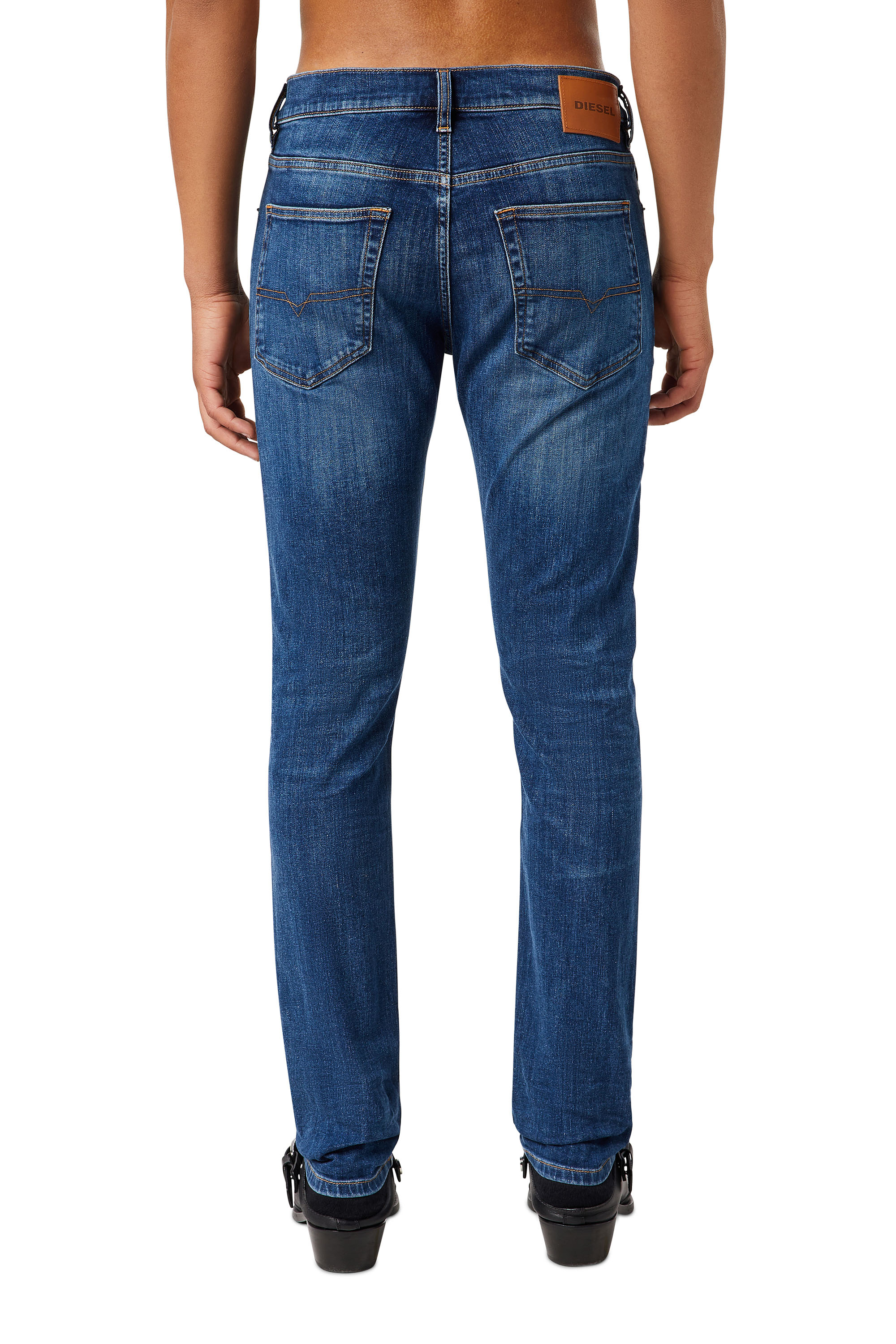 Diesel - D-Luster 0GDAN Slim Jeans, Mittelblau - Image 2