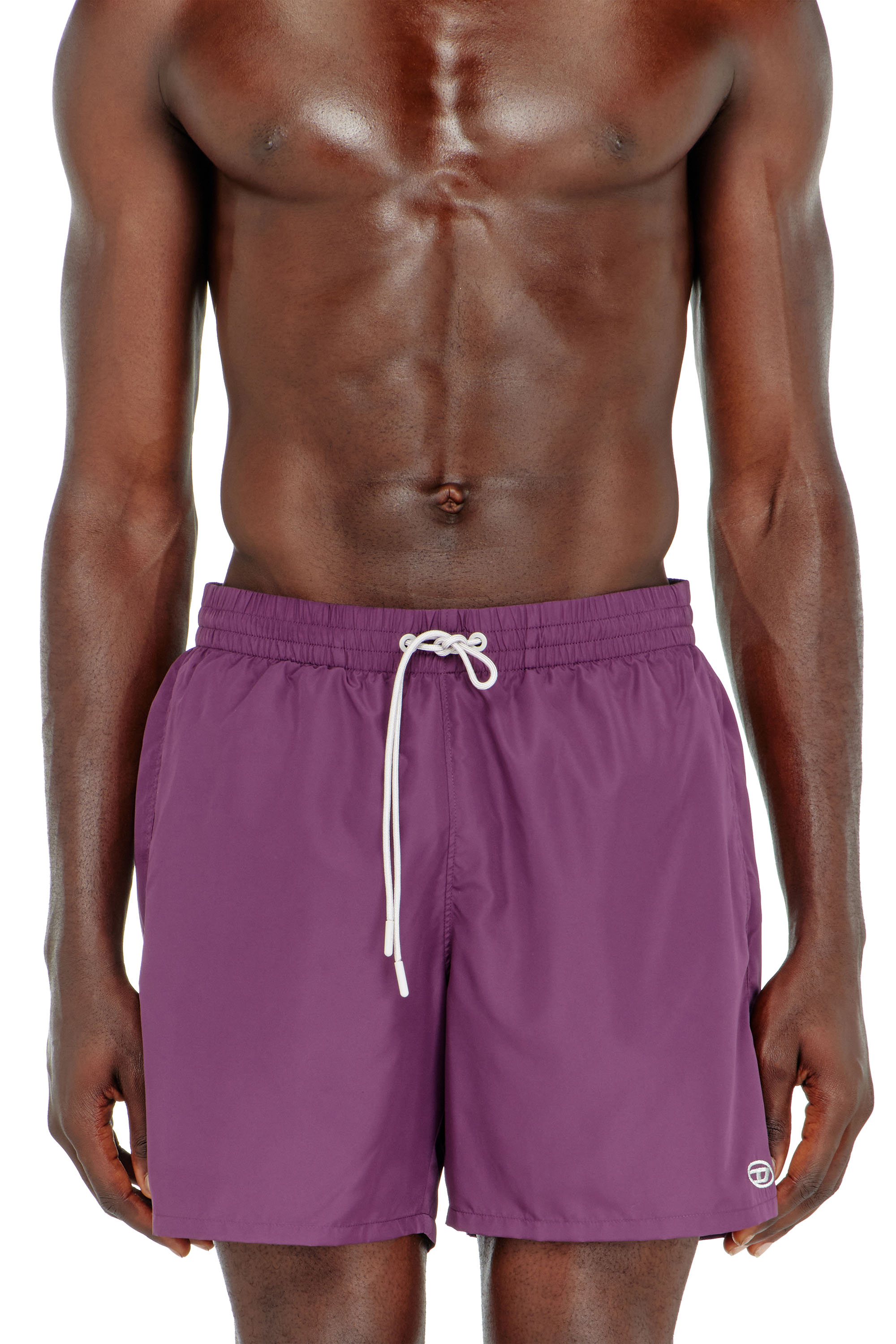 Diesel - GEORGE-41-UTLT, Herren Badeshorts mit metallischem Oval D Logo in null - 2