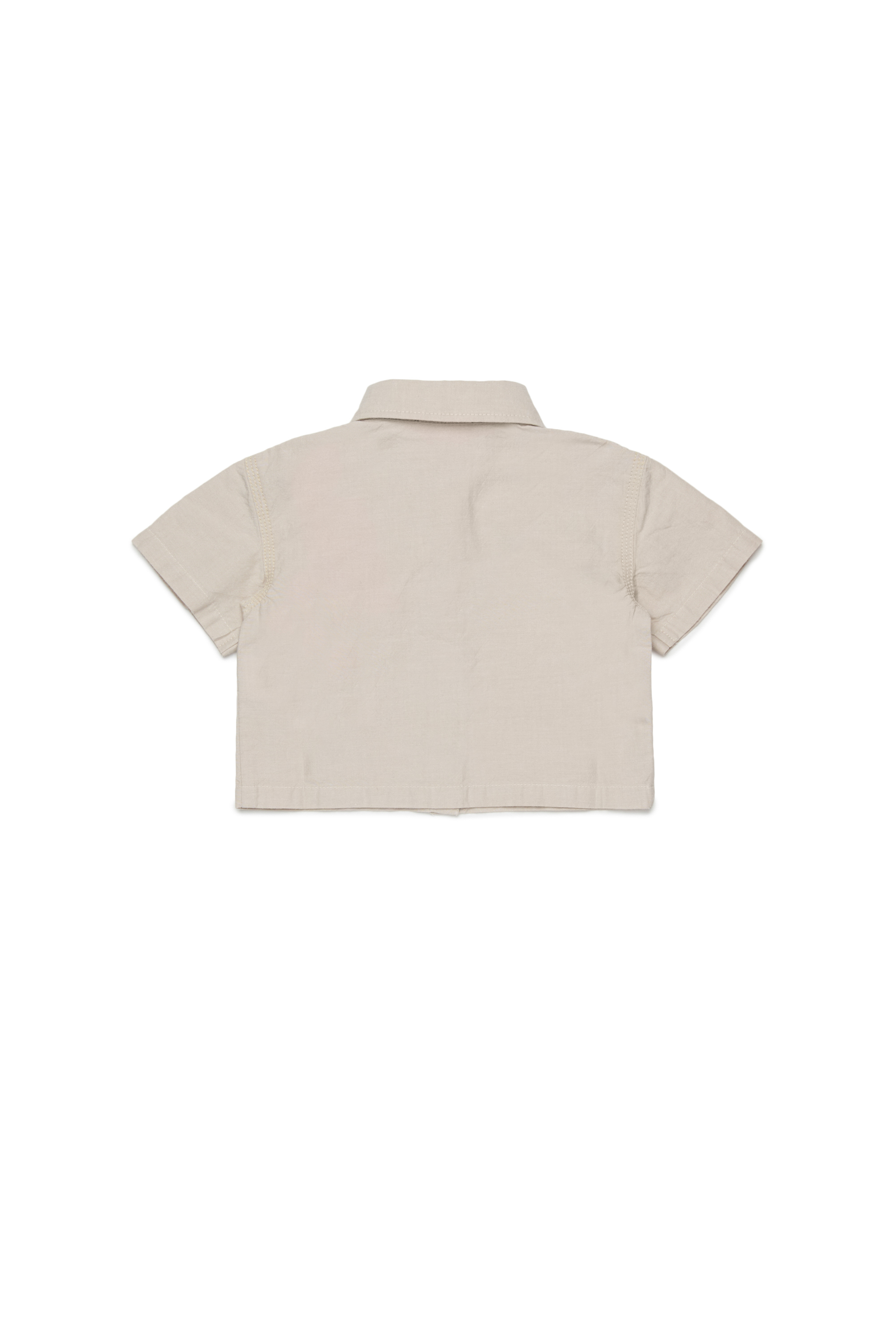 Diesel - COLDYB, Damen Kurzarmhemd mit Logotasche in Wei&szlig; - 2