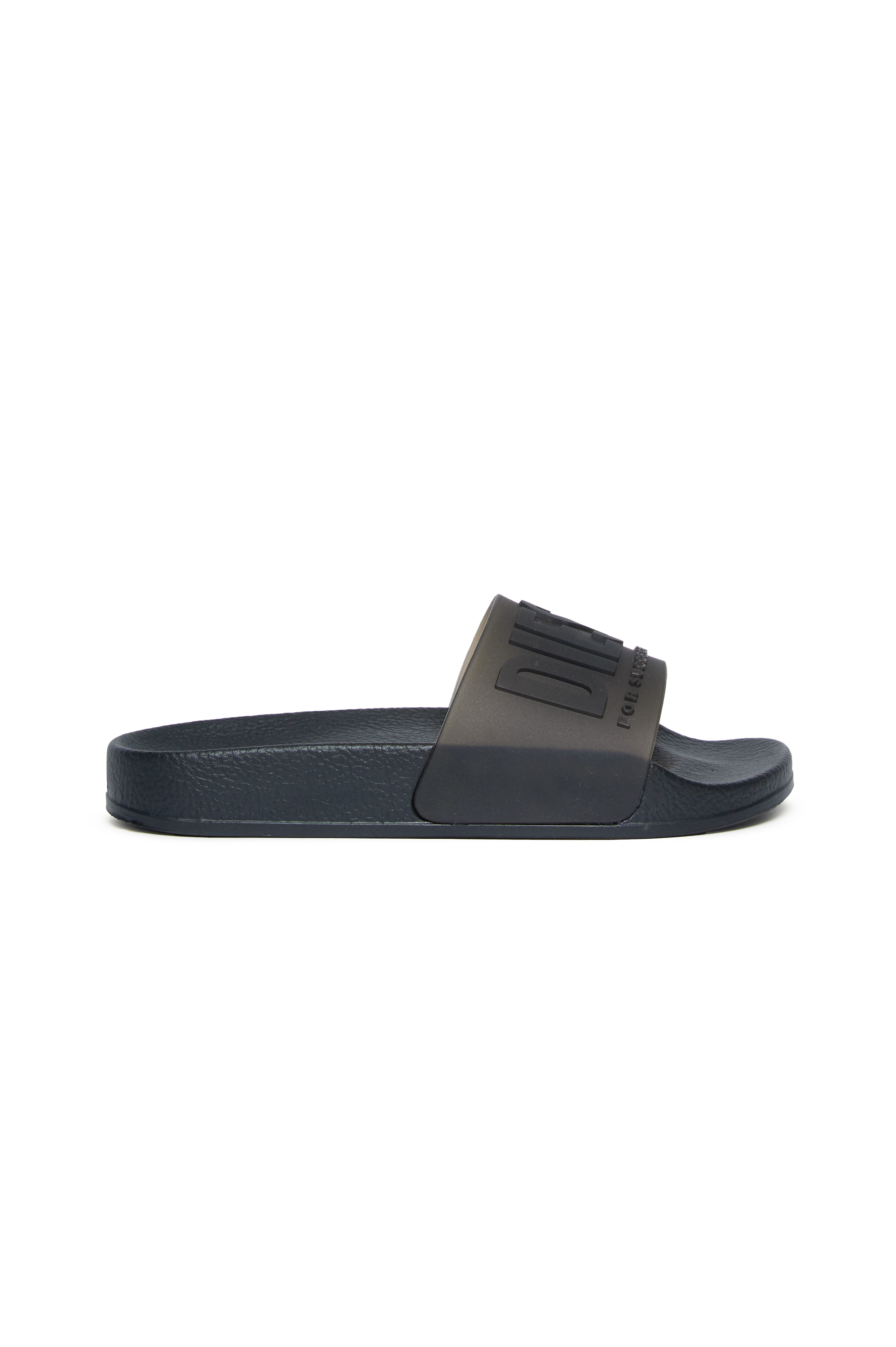 Diesel - SA-MAYEMI CC, Unisex Pool-Slides aus semitransparentem Gummi in Schwarz - 1