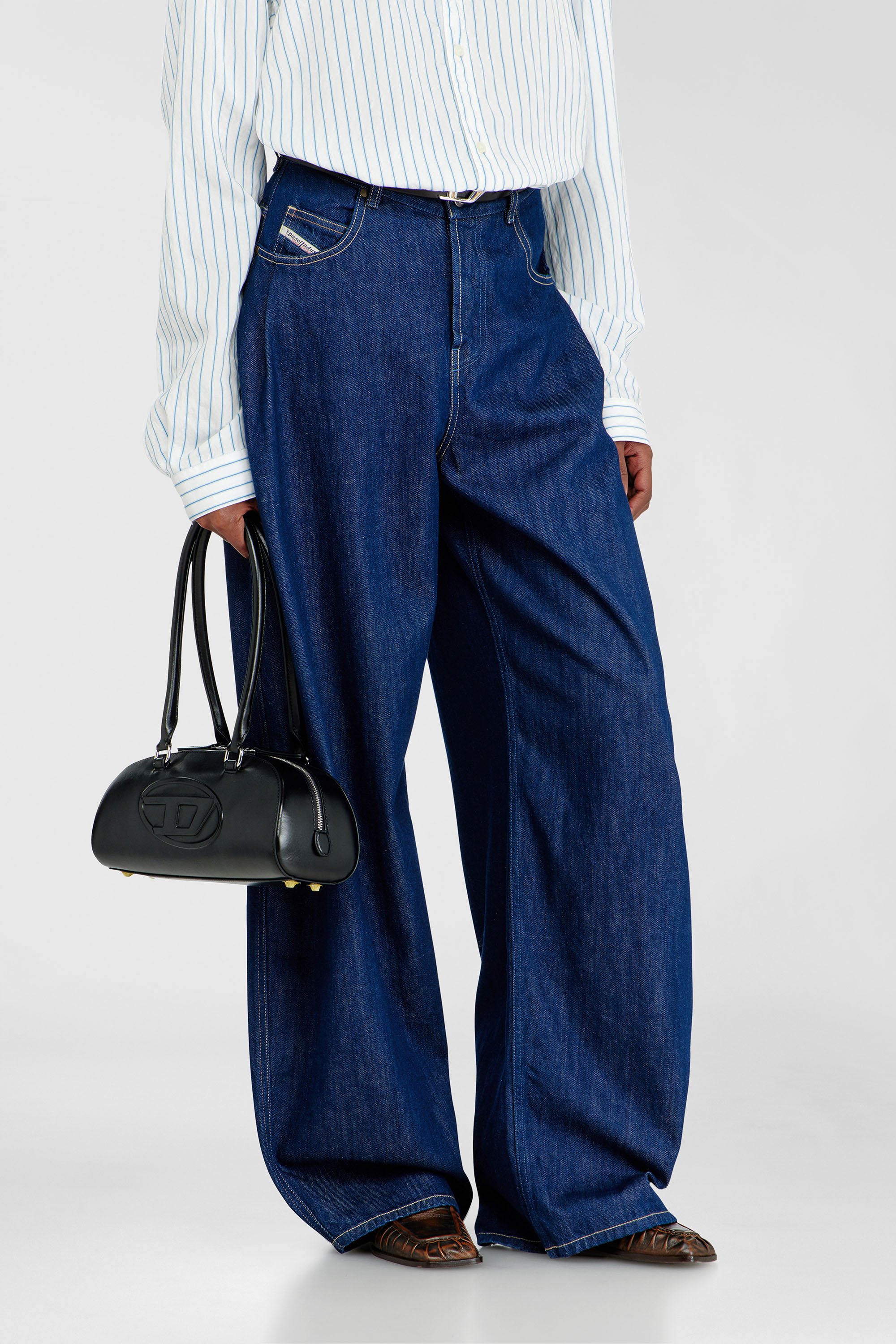 Diesel - Damen Relaxed Jeans 1987 D-Khelz 09Q09, Dunkelblau - 9