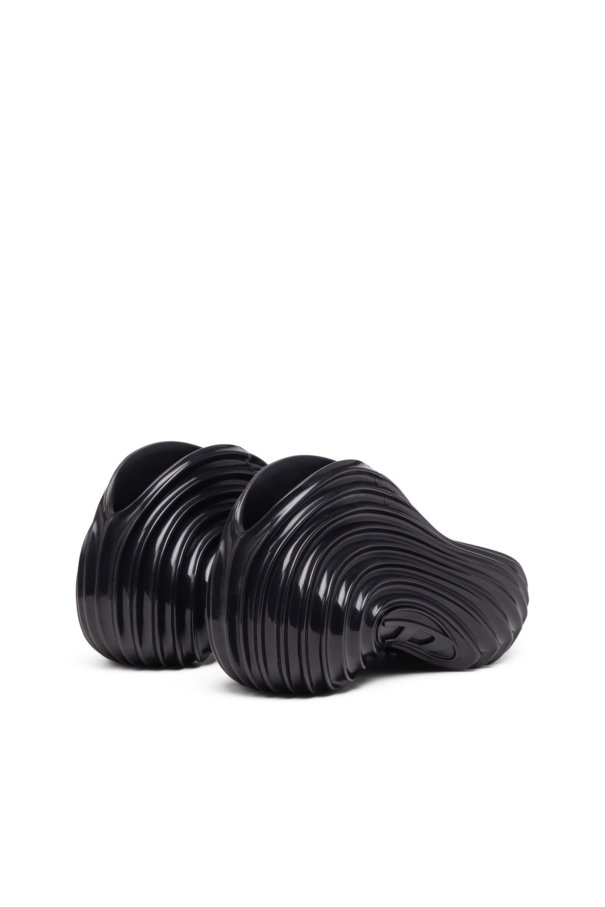 Diesel - MELISSA QUANTUM SNEAKERS X, Unisex Sneaker zum Schlüpfen aus Melflex® in Schwarz - 4
