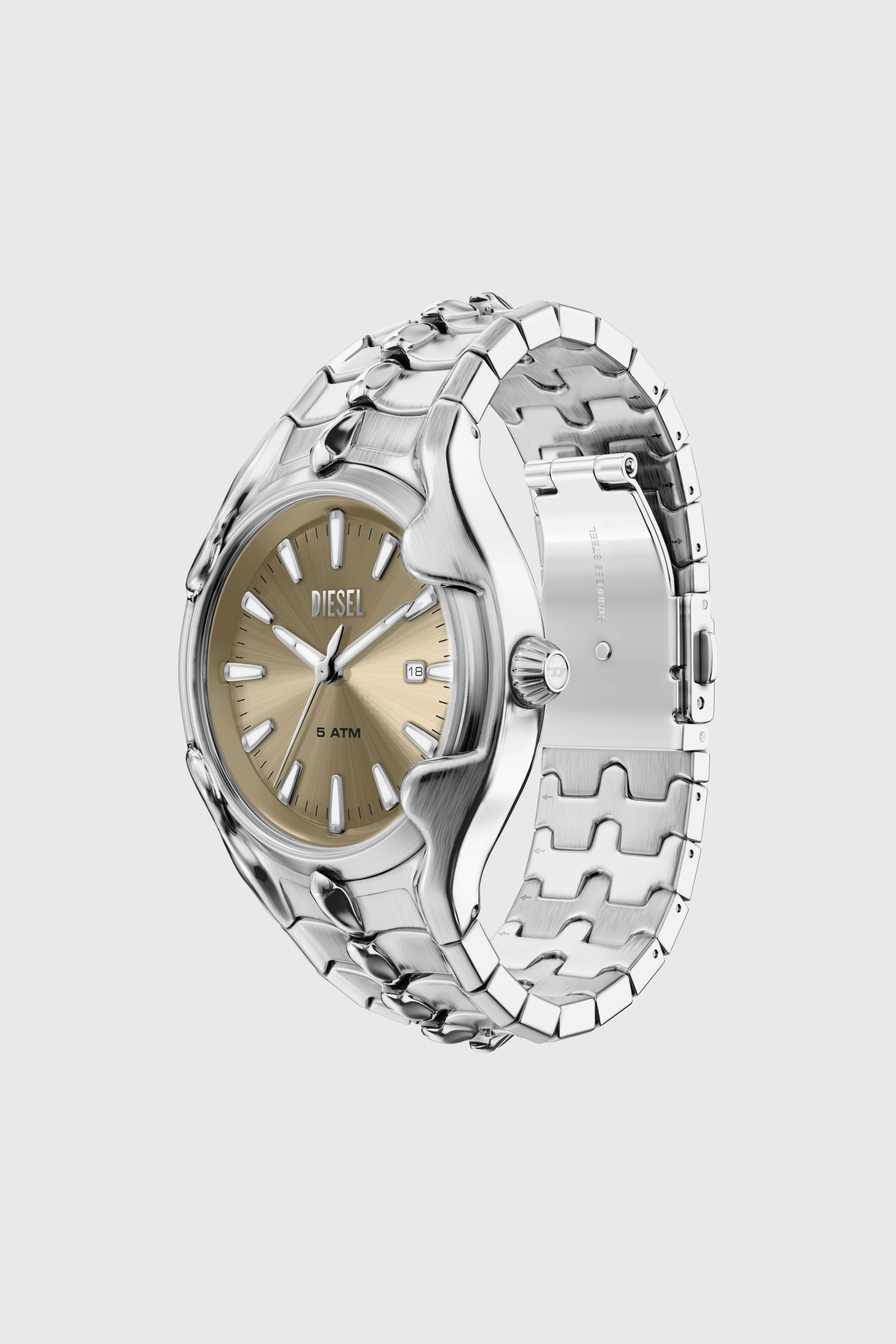 Diesel - DZ2234 WATCH, Herren Vert Drei Edelstahlarmbanduhr in Silber - 2