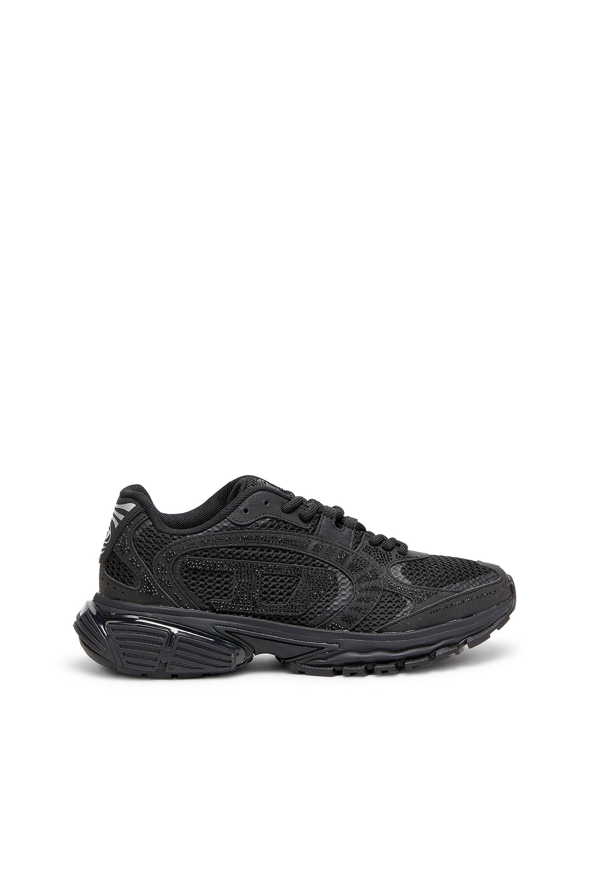Diesel - S-PRO-V-DENSE LOW W, Damen S-Pro-V-Dense - Mesh-Sneaker mit Kristallen in Schwarz - 1