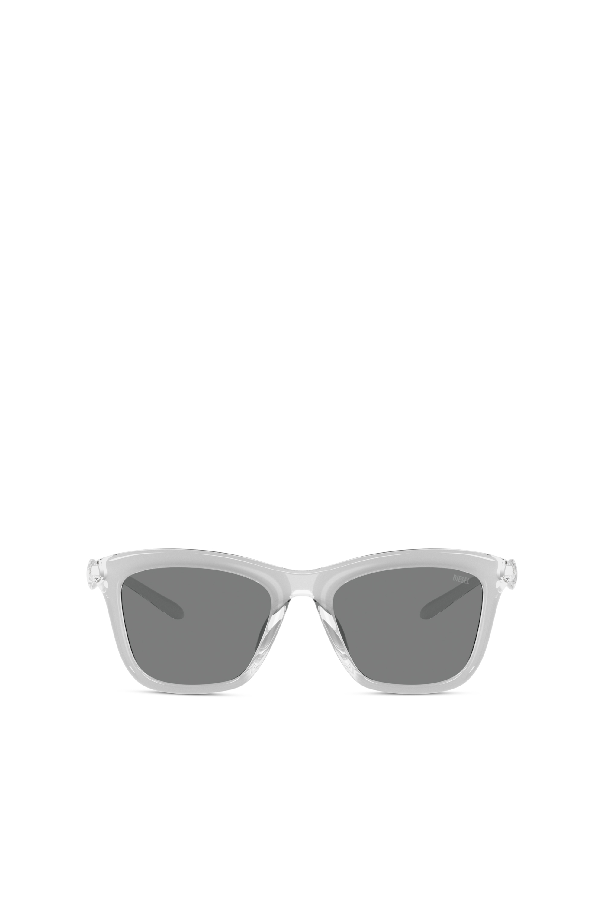 Diesel - 0DL3008U, Unisex Eckige Sonnenbrille in Grau - 1