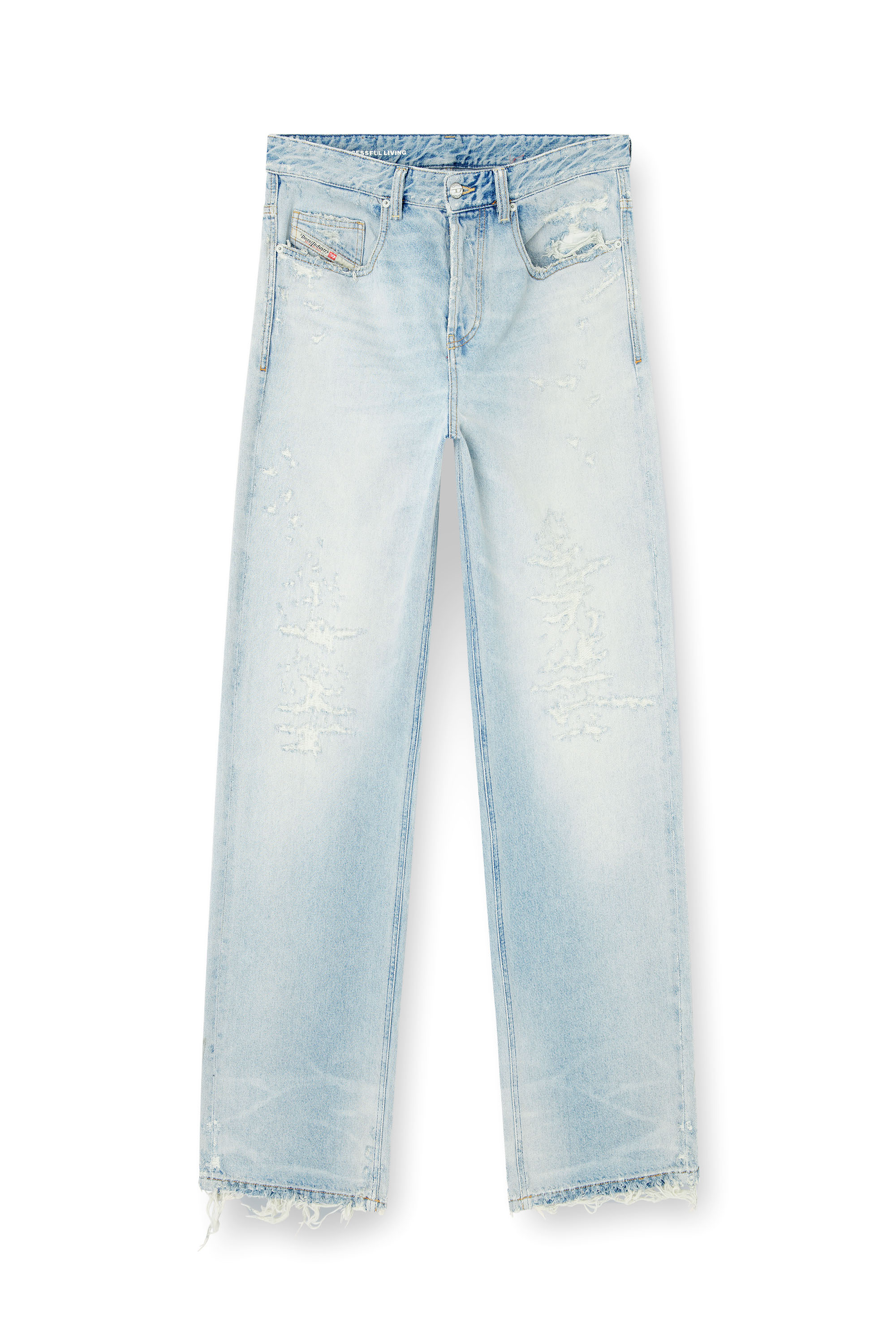 Diesel - Herren Relaxed Jeans 2001 D-Macro 09M53, Hellblau - 3