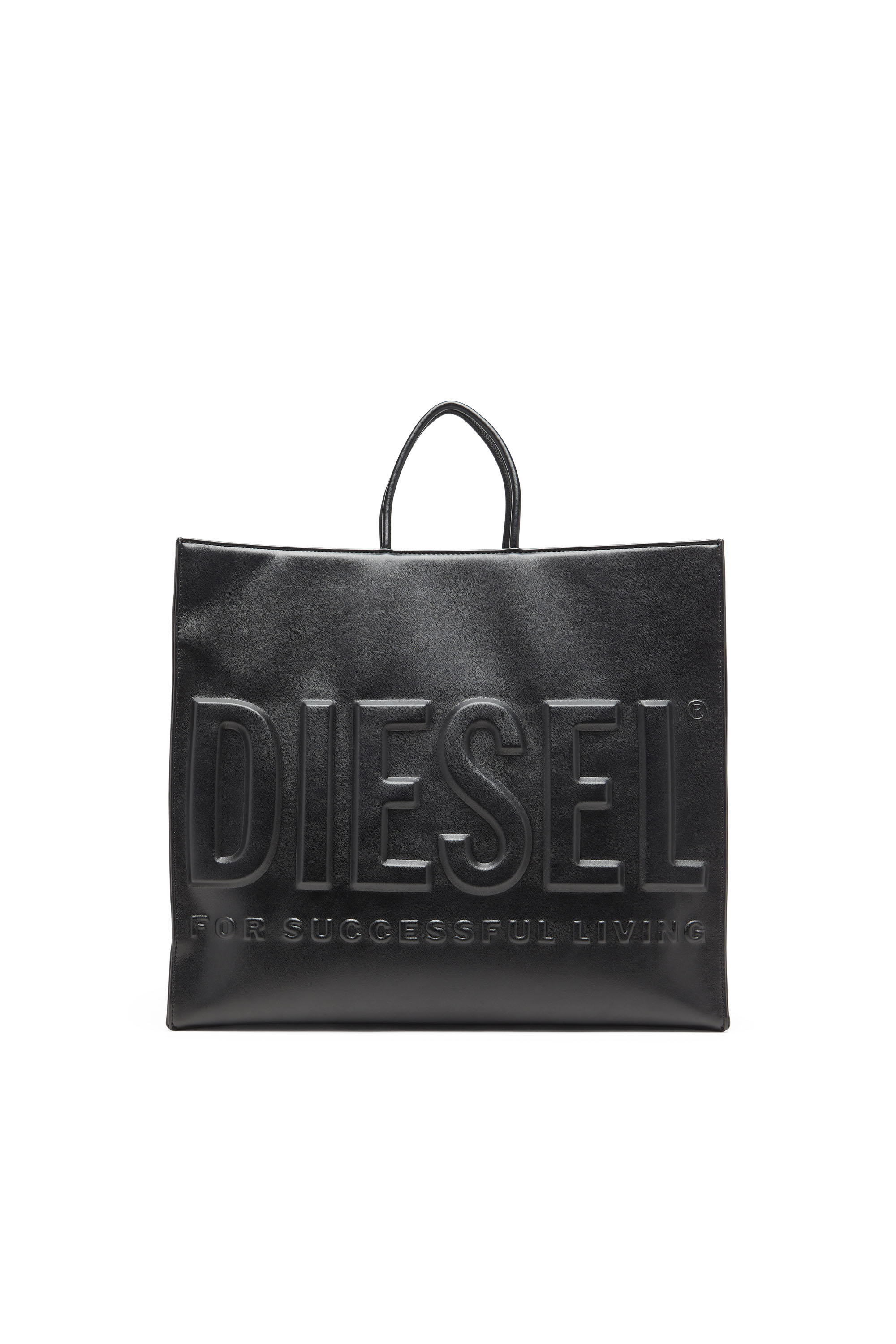 Diesel - DSL 3D SHOPPER EW X, Unisex Dsl 3D-Einkaufstasche aus weichem PU mit geprägtem Logo in null - 1