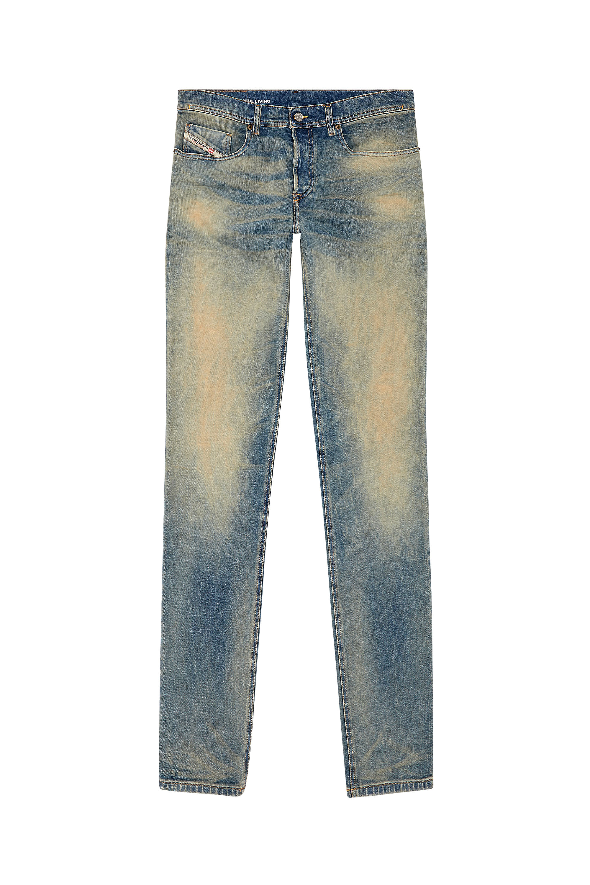 Diesel - Tapered Jeans 2023 D-Finitive 09H78, Mittelblau - Image 5