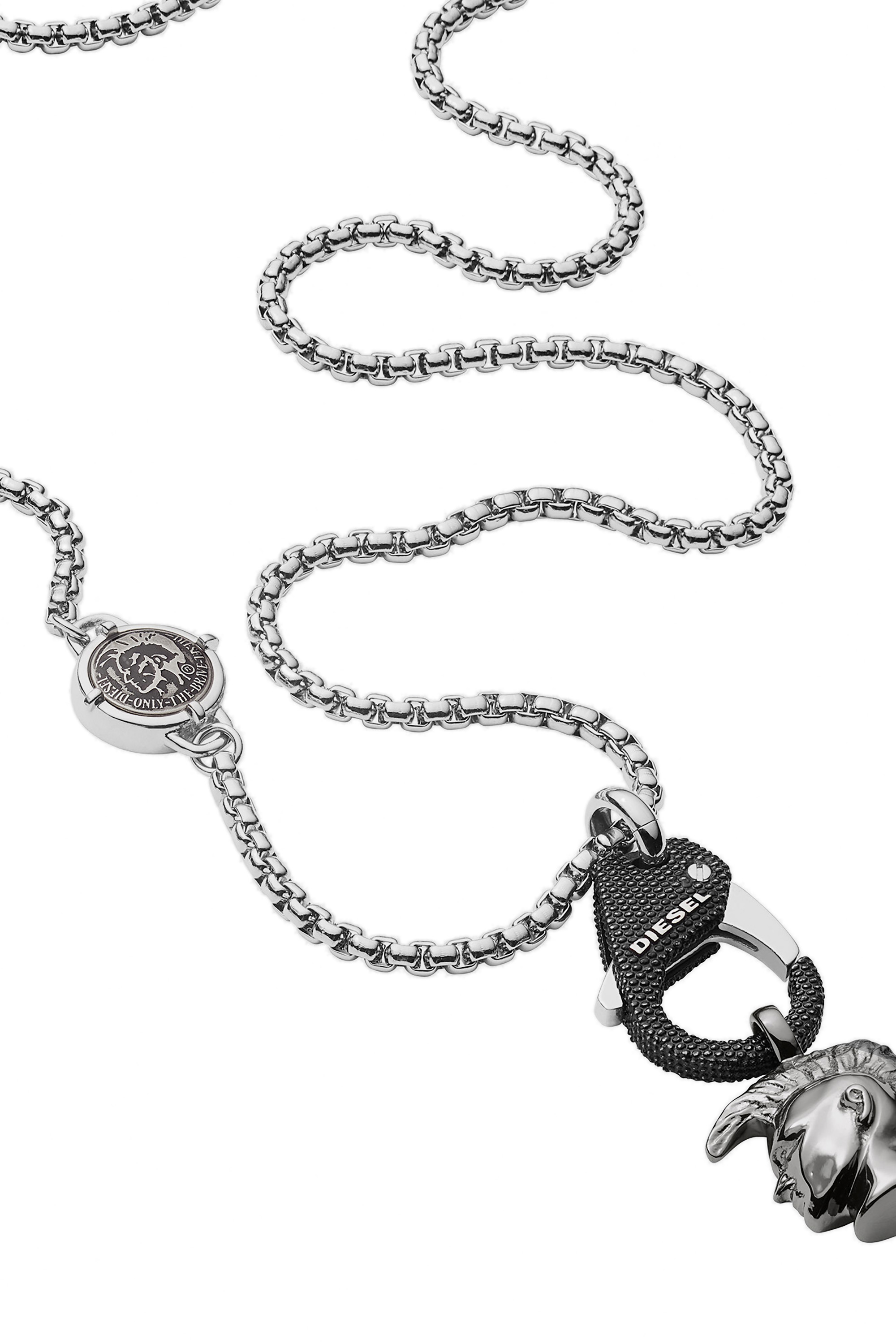 DX1148, Silber/Schwarz - Halsketten