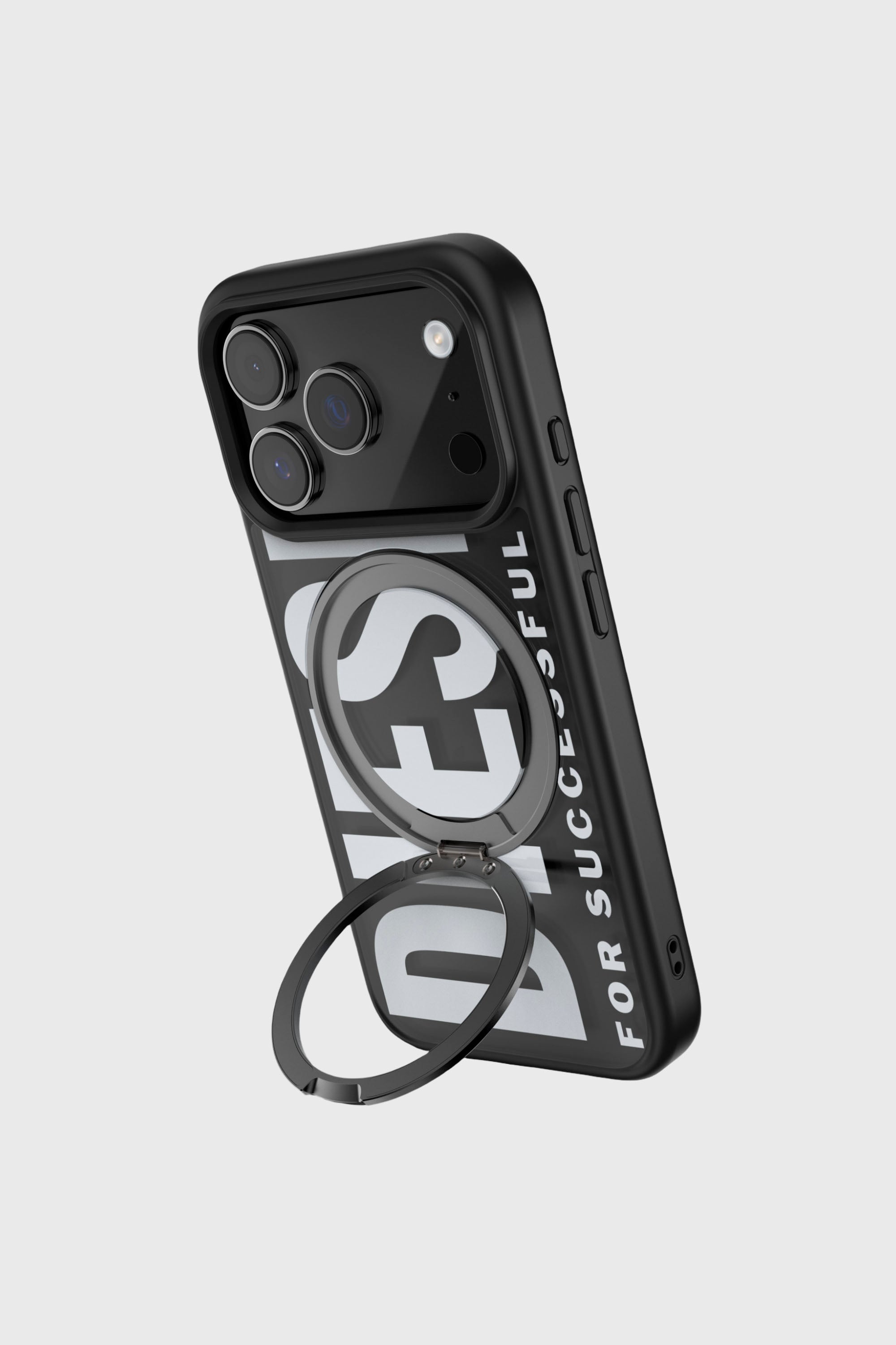 Diesel - 60405 RING STAND CASE RING STAND, Unisex's Ringstand-Magsafe case for iPhone 17 Pro in Black - 4