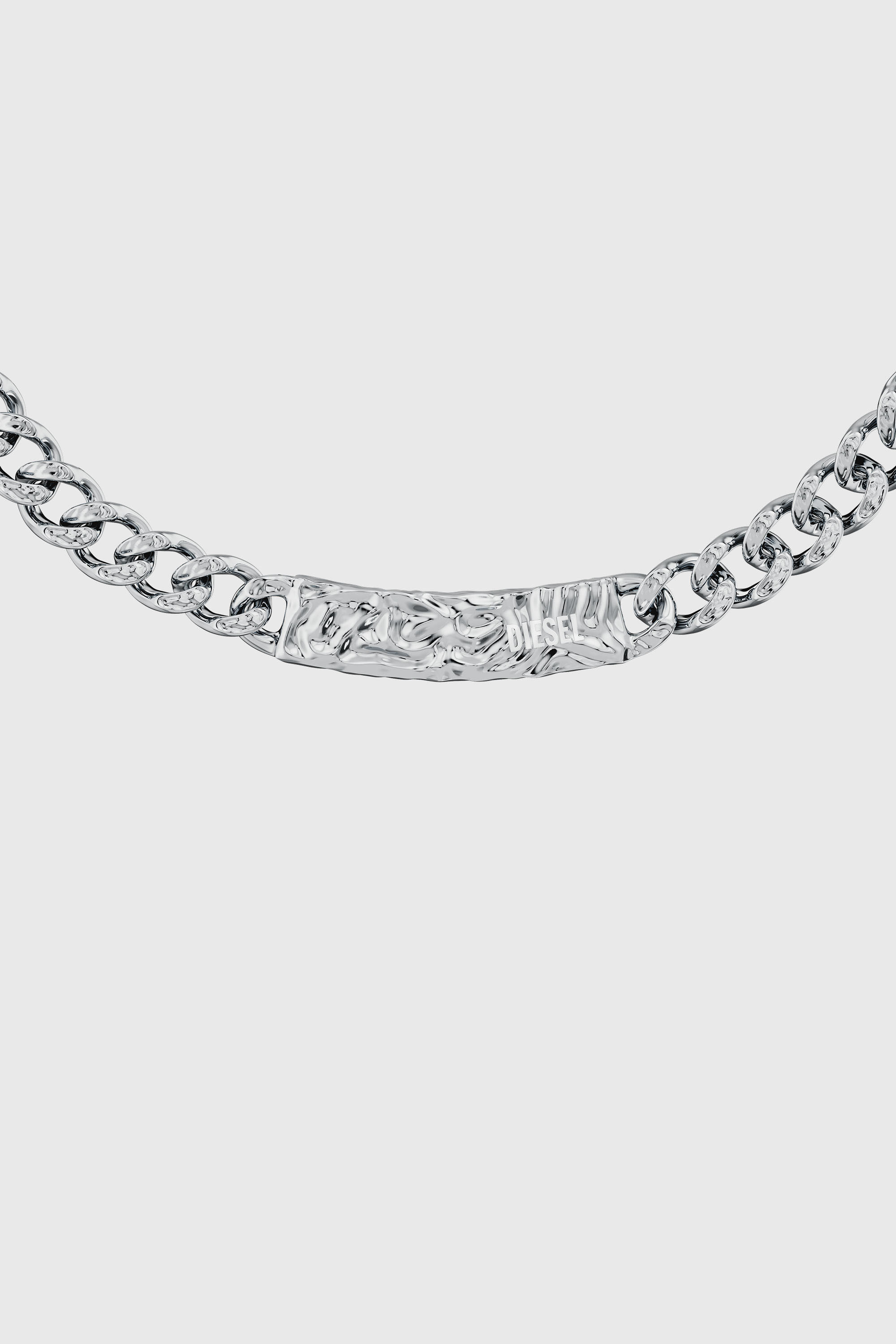 Diesel - DX1733040, Unisex Kettenhalskette aus Edelstahl in Silber - 2