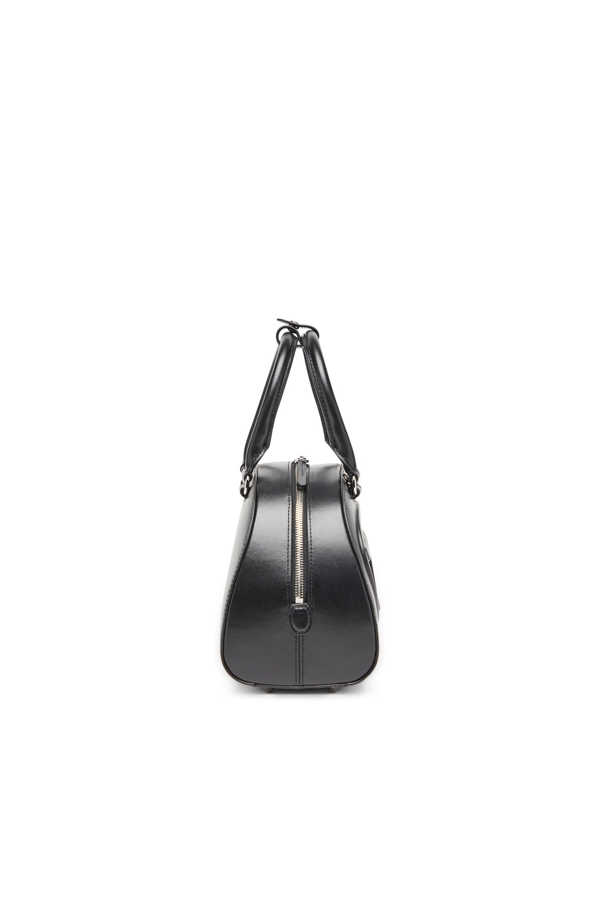 Diesel - 1DR DOME TOP HANDLE, Damen 1DR Dome-Bowling-Tasche aus Leder in Schwarz - 4