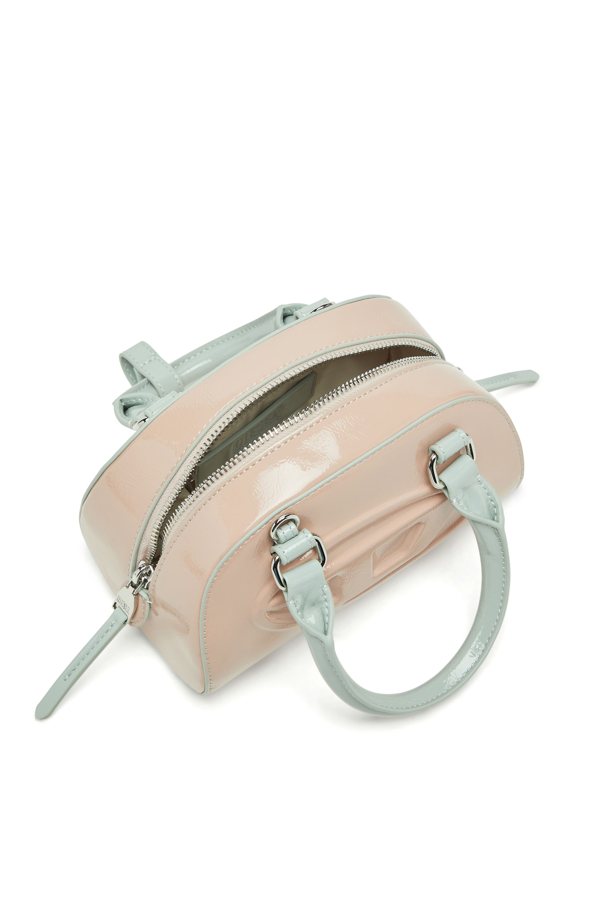 Diesel - 1DR DOME CROSSBODY, Damen 1DR Dome-Mini-Bowlingtasche mit Naplak-Effekt in null - 3