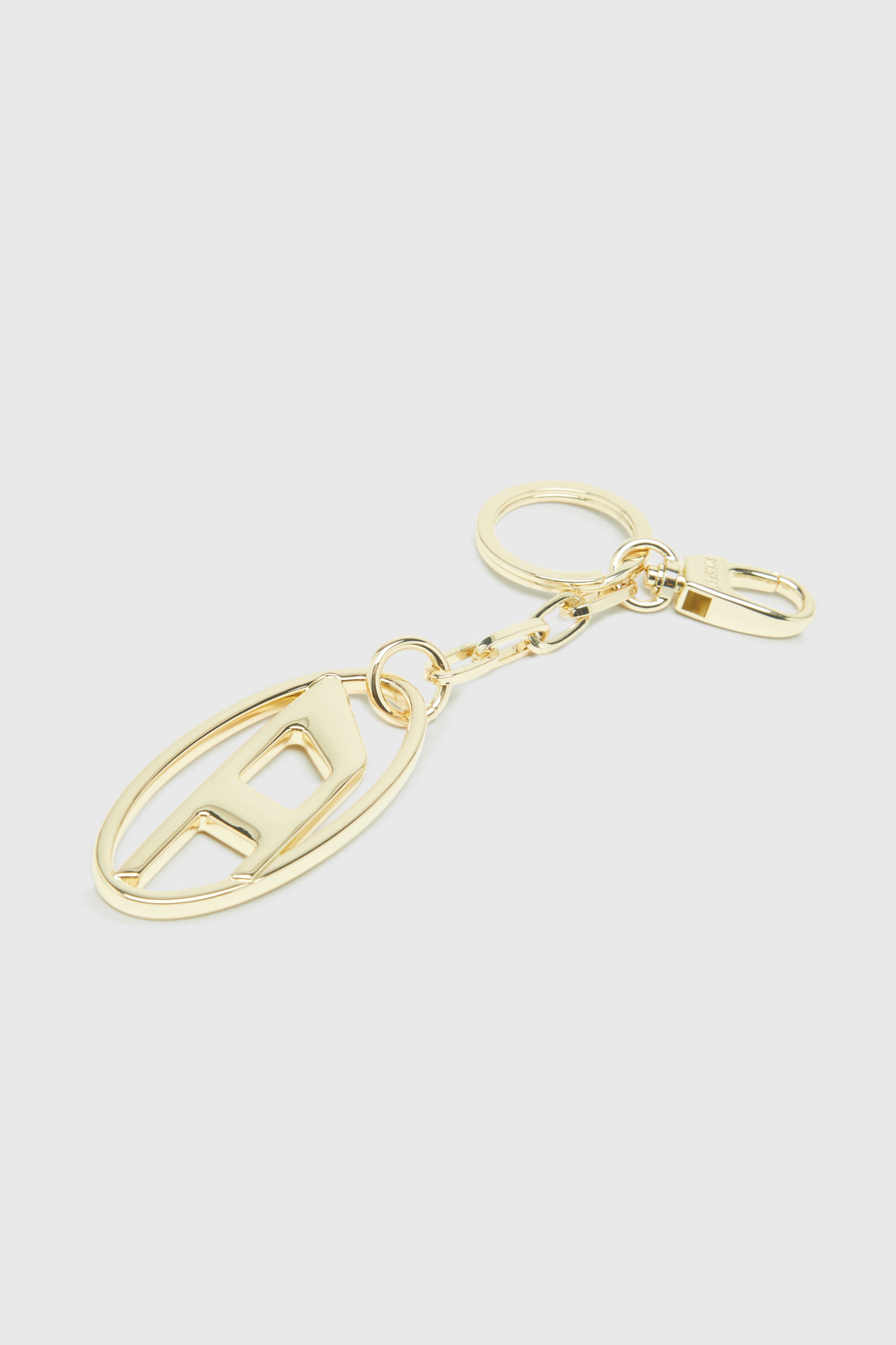 Diesel - HOLY-C, Unisex Schl&uuml;sselanh&auml;nger aus Metall mit Logo-Plakette in Gold - 2