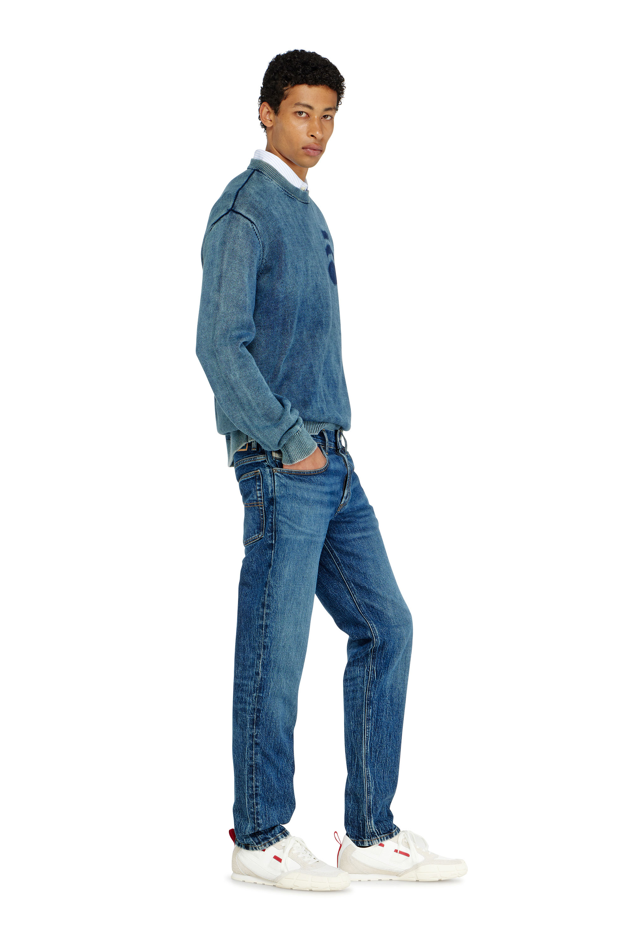 Diesel - Herren Regular Jeans 2023 D-Finitive 0KBBQ, Dunkelblau - 2