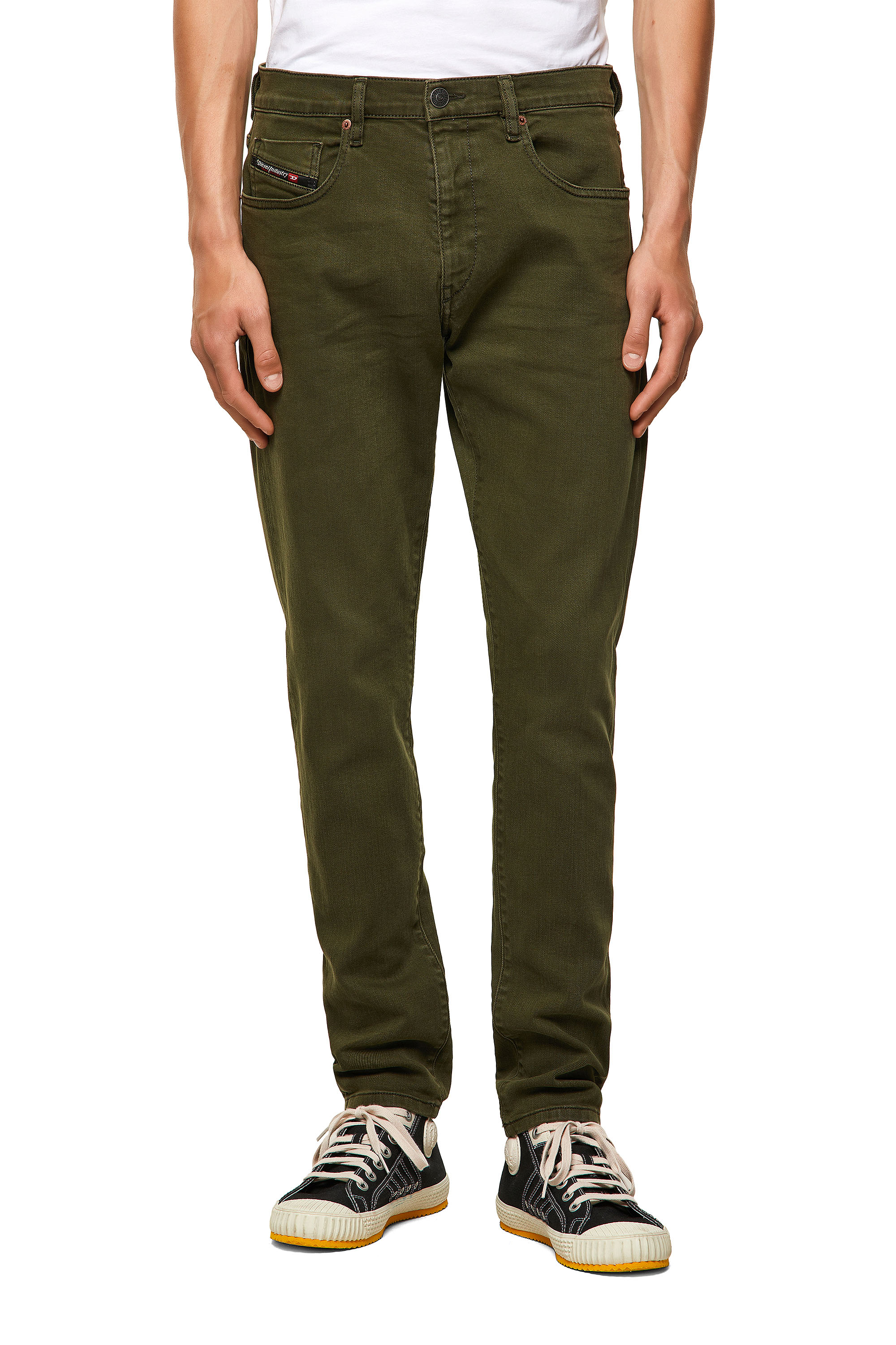 D-Strukt 09A32, Grün - Jeans