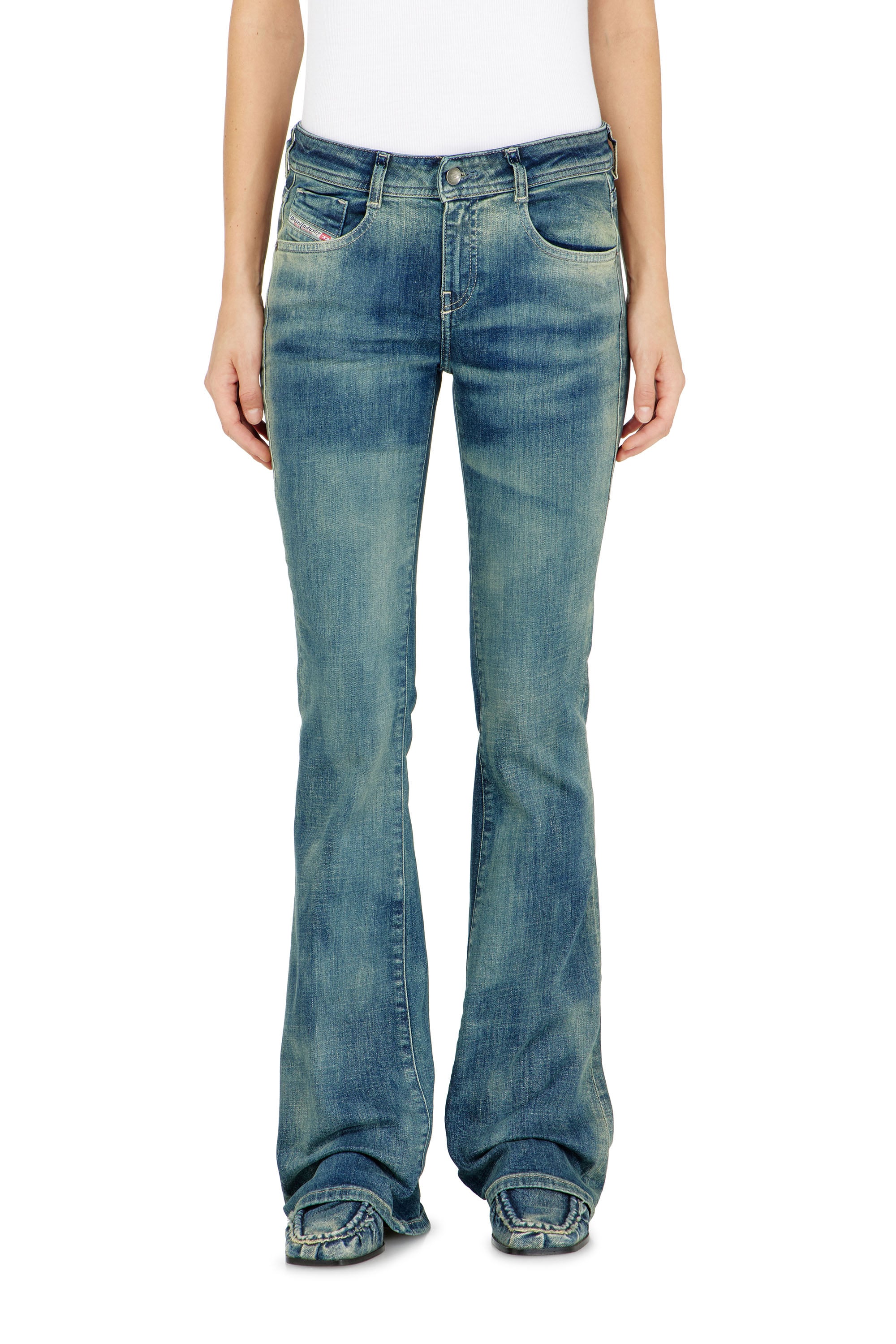 Diesel - Damen Bootcut Jeans 1969 D-Ebbey 09P41, Mittelblau - 4