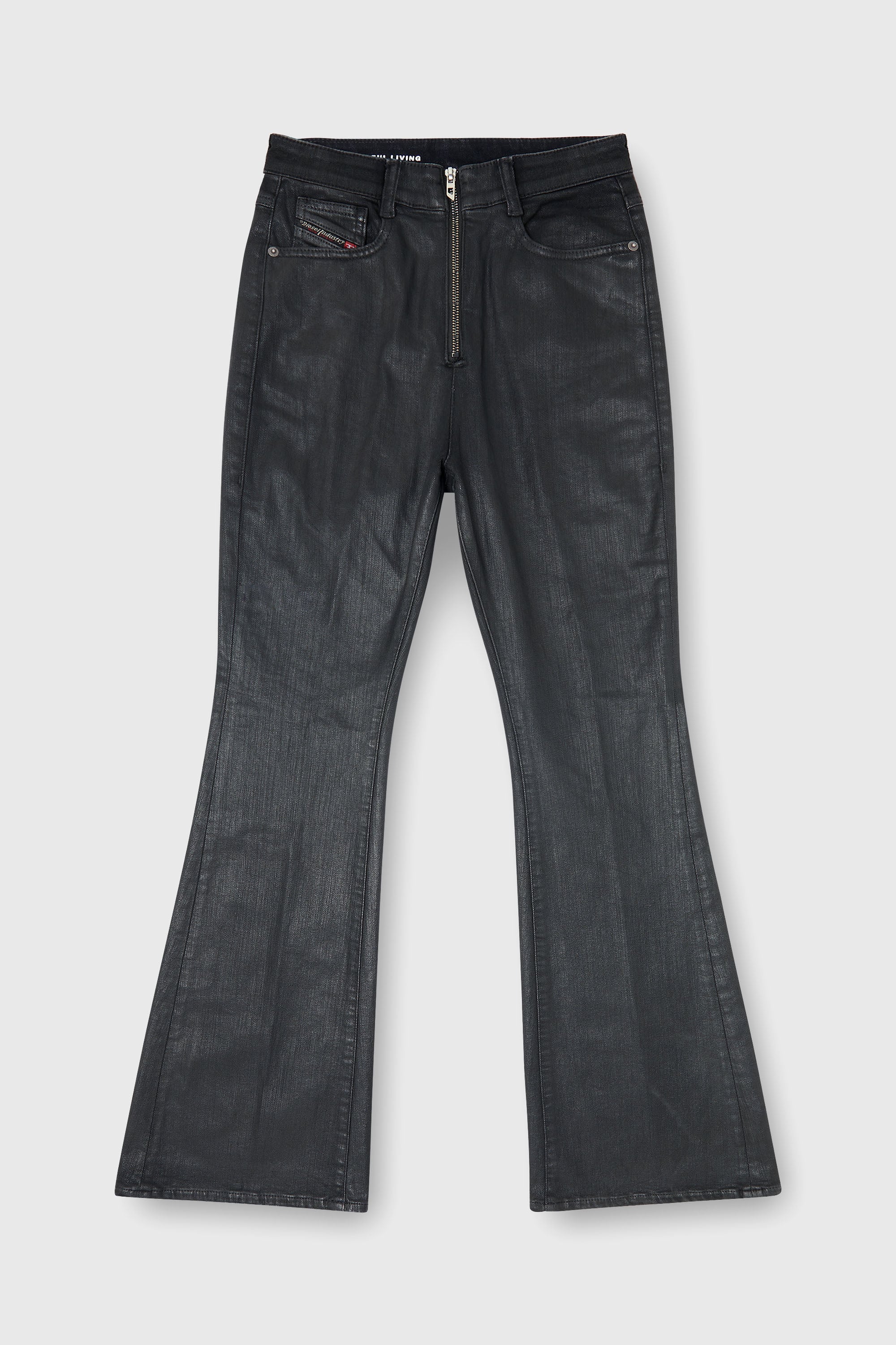 Diesel - Damen Bootcut Jeans 1973 D-Partt 09P78, Schwarz/Dunkelgrau - 2