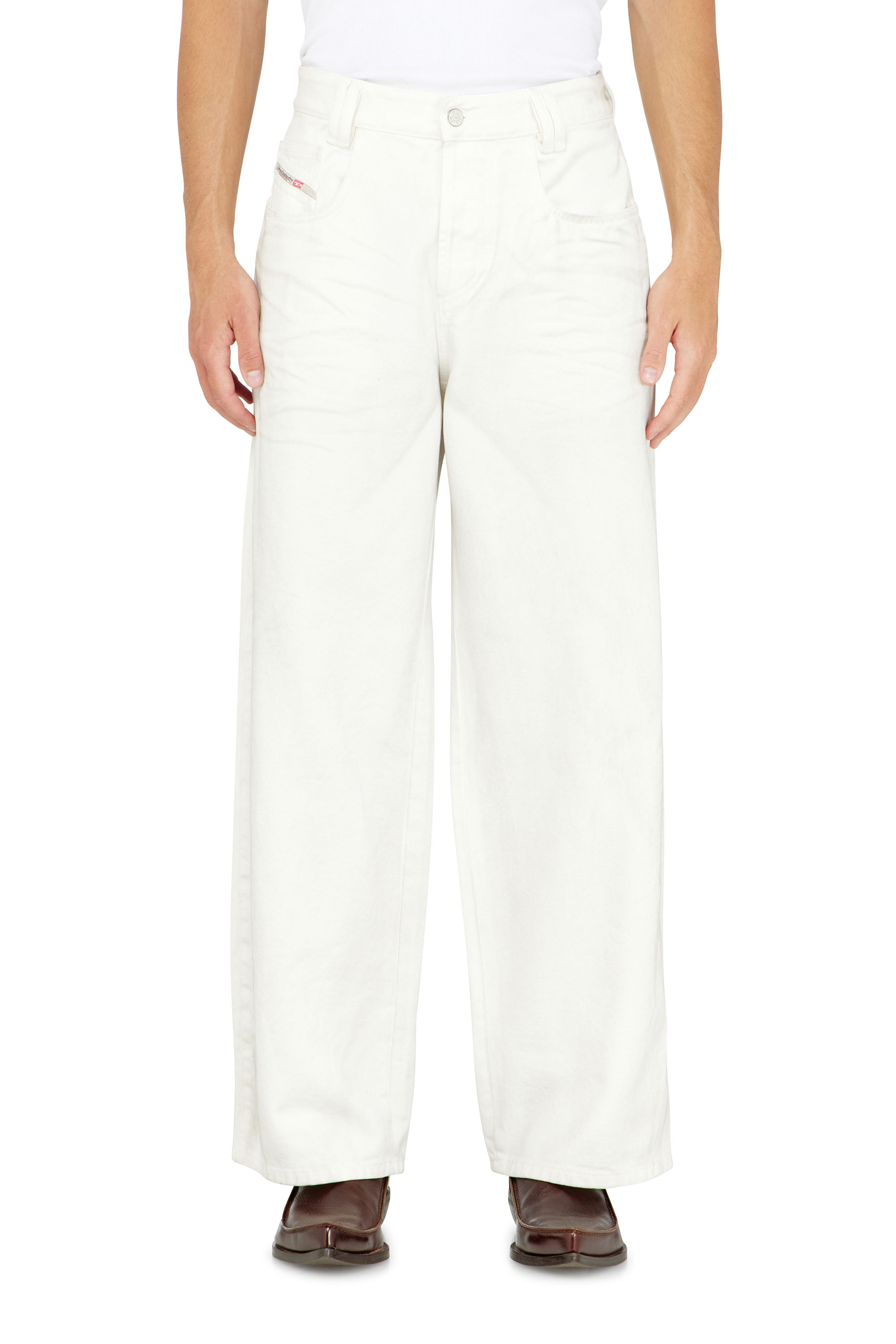 Diesel - Unisex Relaxed Jeans 1982 D-Hakou 007GG, Wei&szlig; - 4