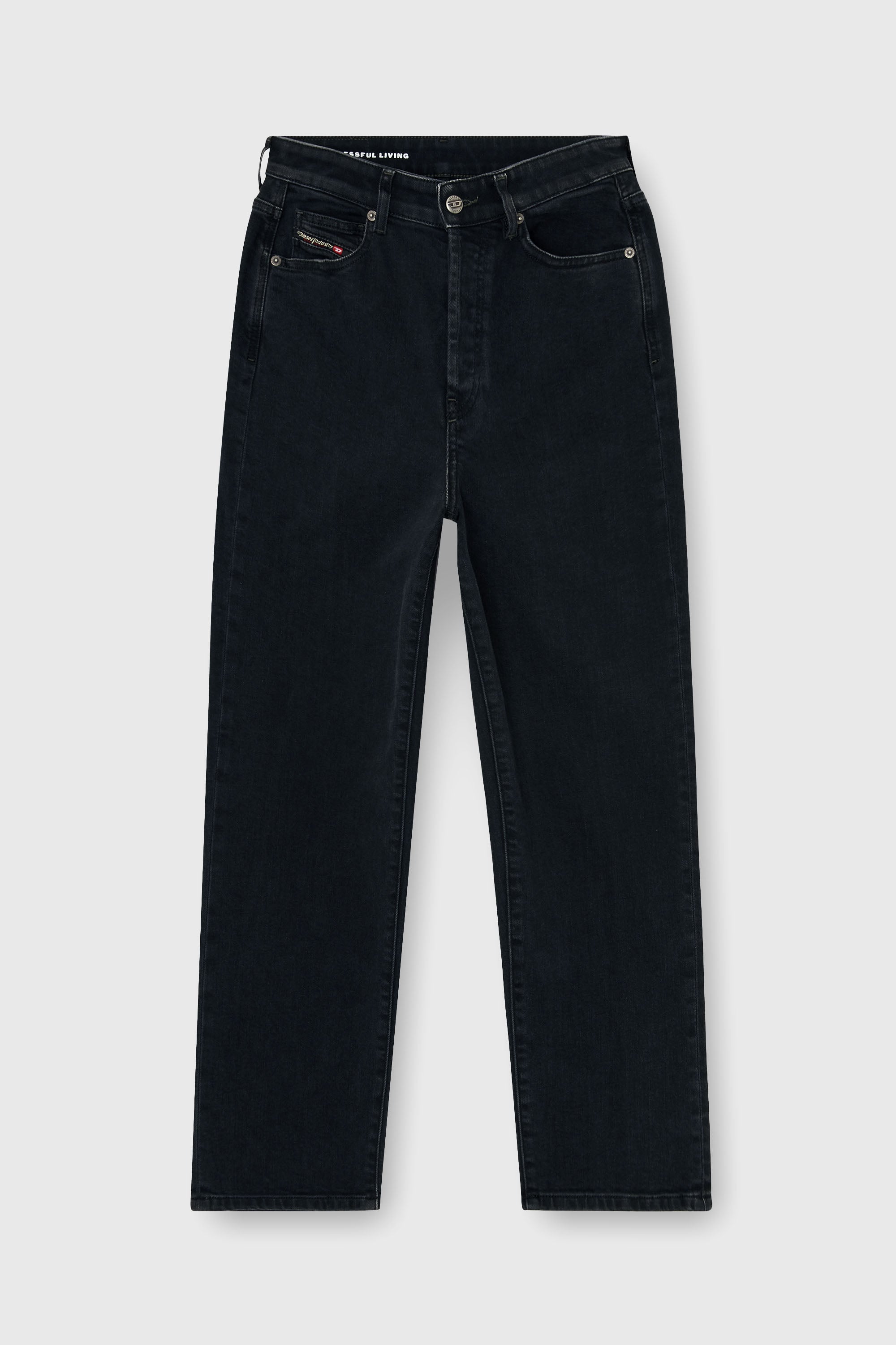 Diesel - Damen Regular Jeans 1981 D-Went 09N89, Schwarz/Dunkelgrau - 2