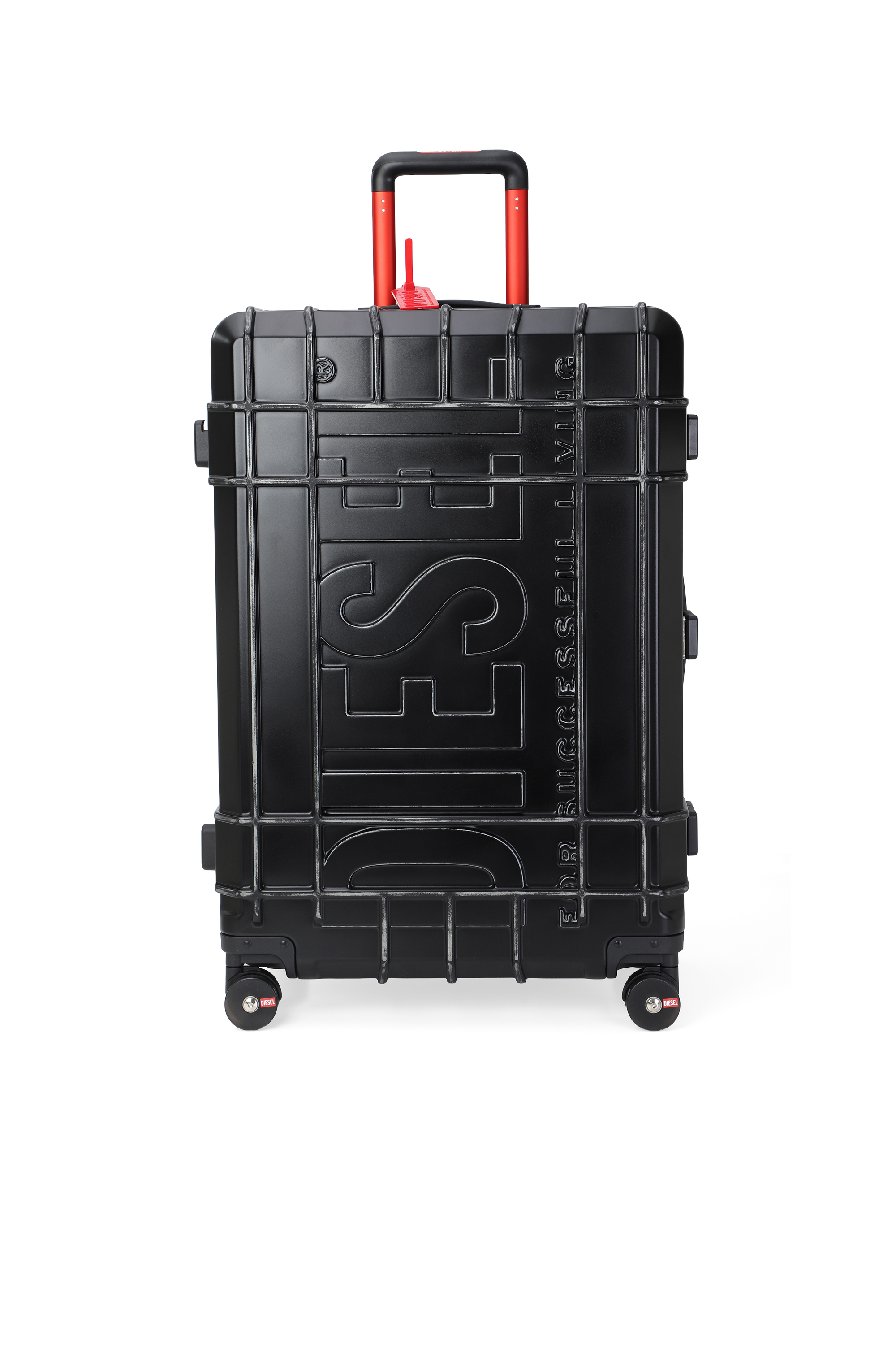 Diesel - DIESEL PC STRONG IMAGE TROLLEY- DSL003, Unisex Robuster Koffer Gr&ouml;&szlig;e L in Schwarz - 1