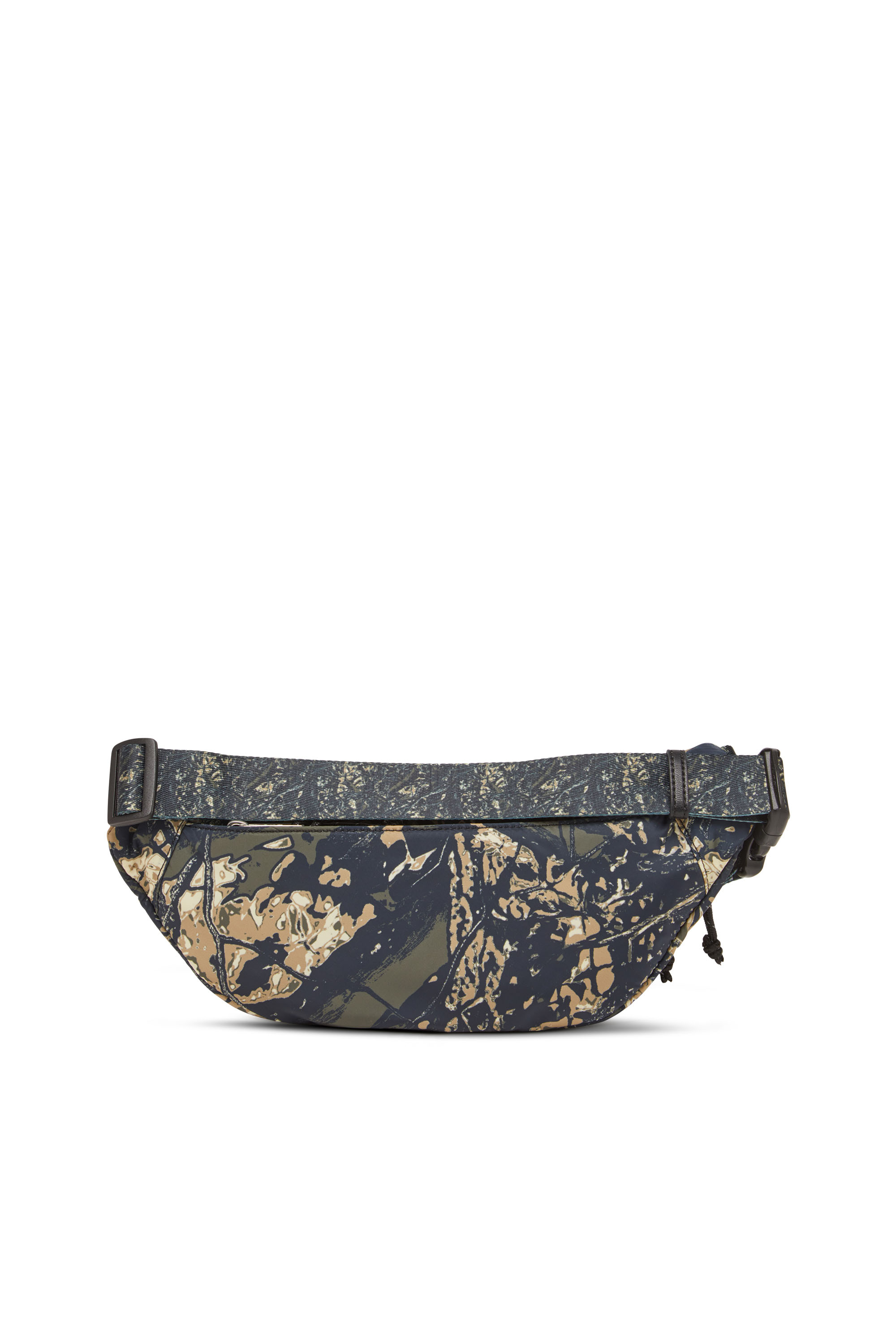 Diesel - D-PACK BELTBAG X, Herren D-Pack-Gürteltasche aus Camouflage-Print-Stoff in Armeegrün - 2