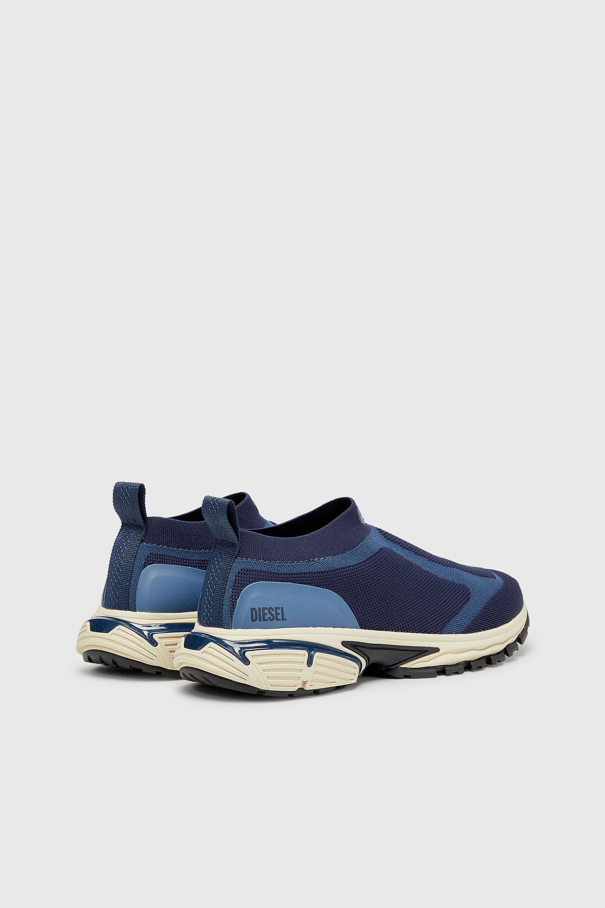 Diesel - S-PRO-V-DENSE-SOCKS, Herren Pro-V-Dense-Slip-on-Strick-Sockenturnschuhe in Blau - 3