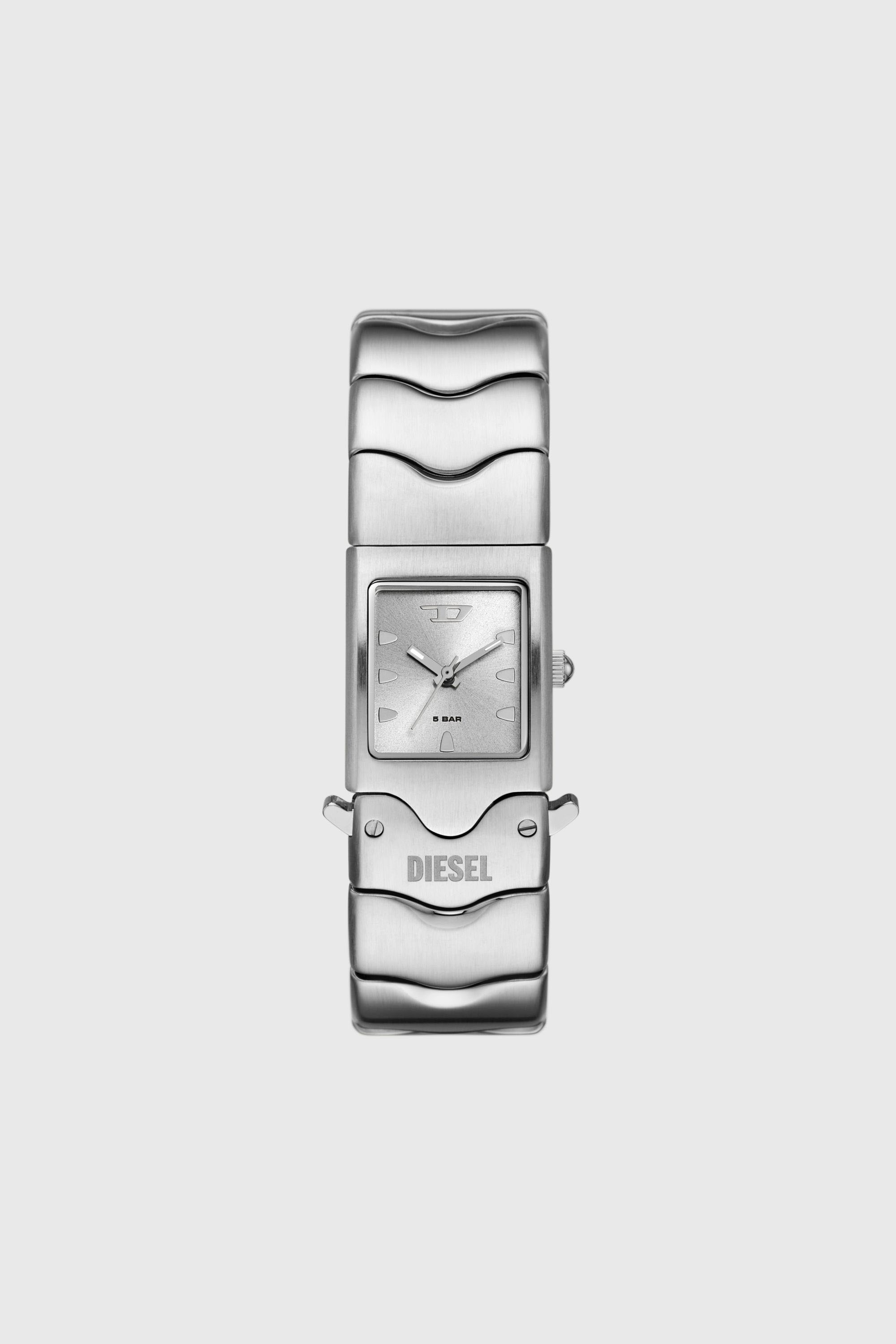 Diesel - DZ2222, Unisex Closer Armbanduhr aus Edelstahl in Silber - 1