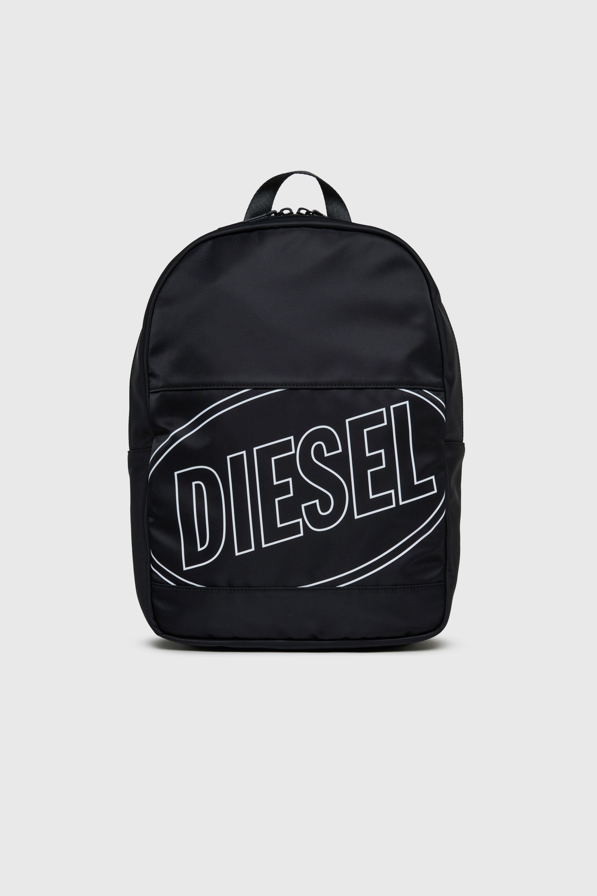 Diesel - WCIRCLE, Herren WCIRCLE - Nylon-Rucksack mit Logo-Print in Schwarz - 1