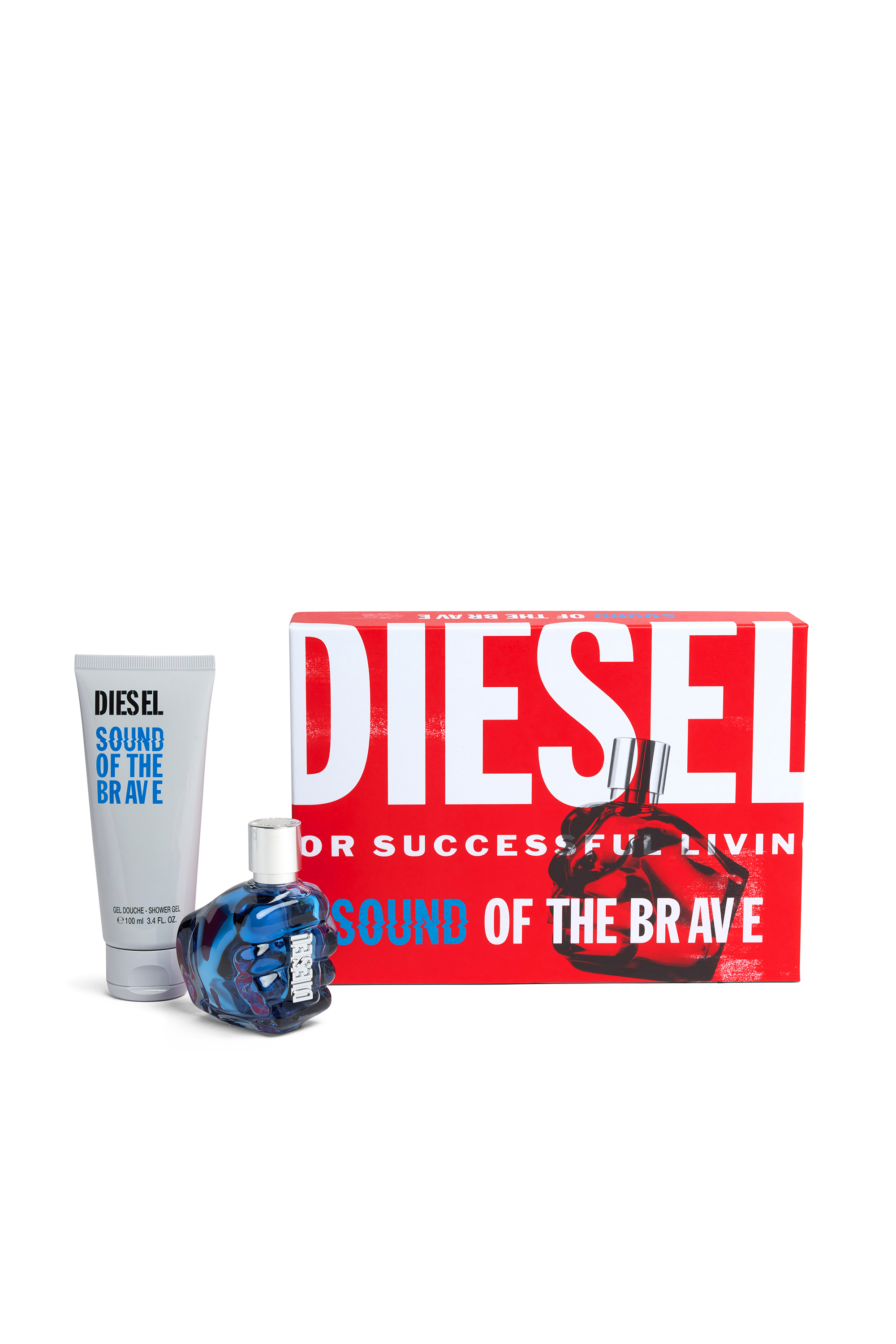Diesel - SOUND OF THE BRAVE 50 ML GIFT SET, Blau - Image 1